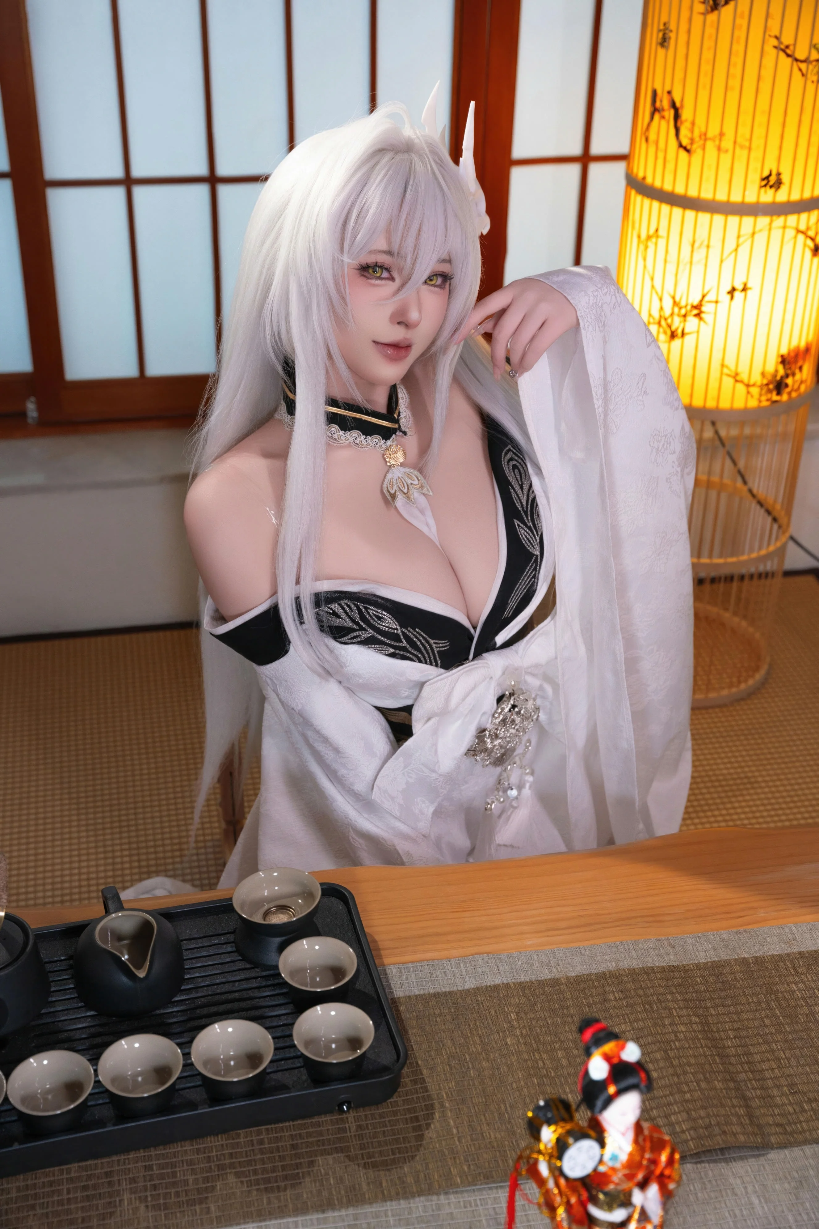 清水由乃 - 碧蓝航线 白凤和服（HD）