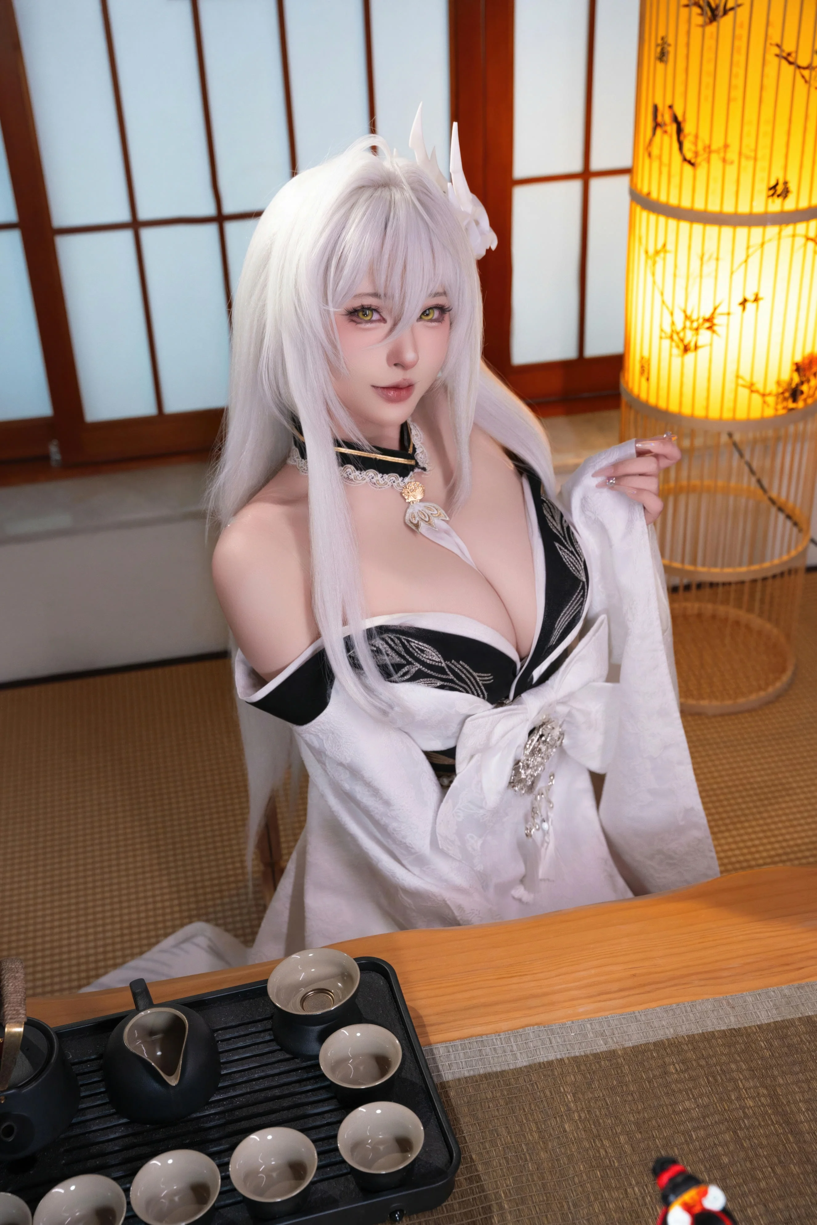 清水由乃 - 碧蓝航线 白凤和服（HD）