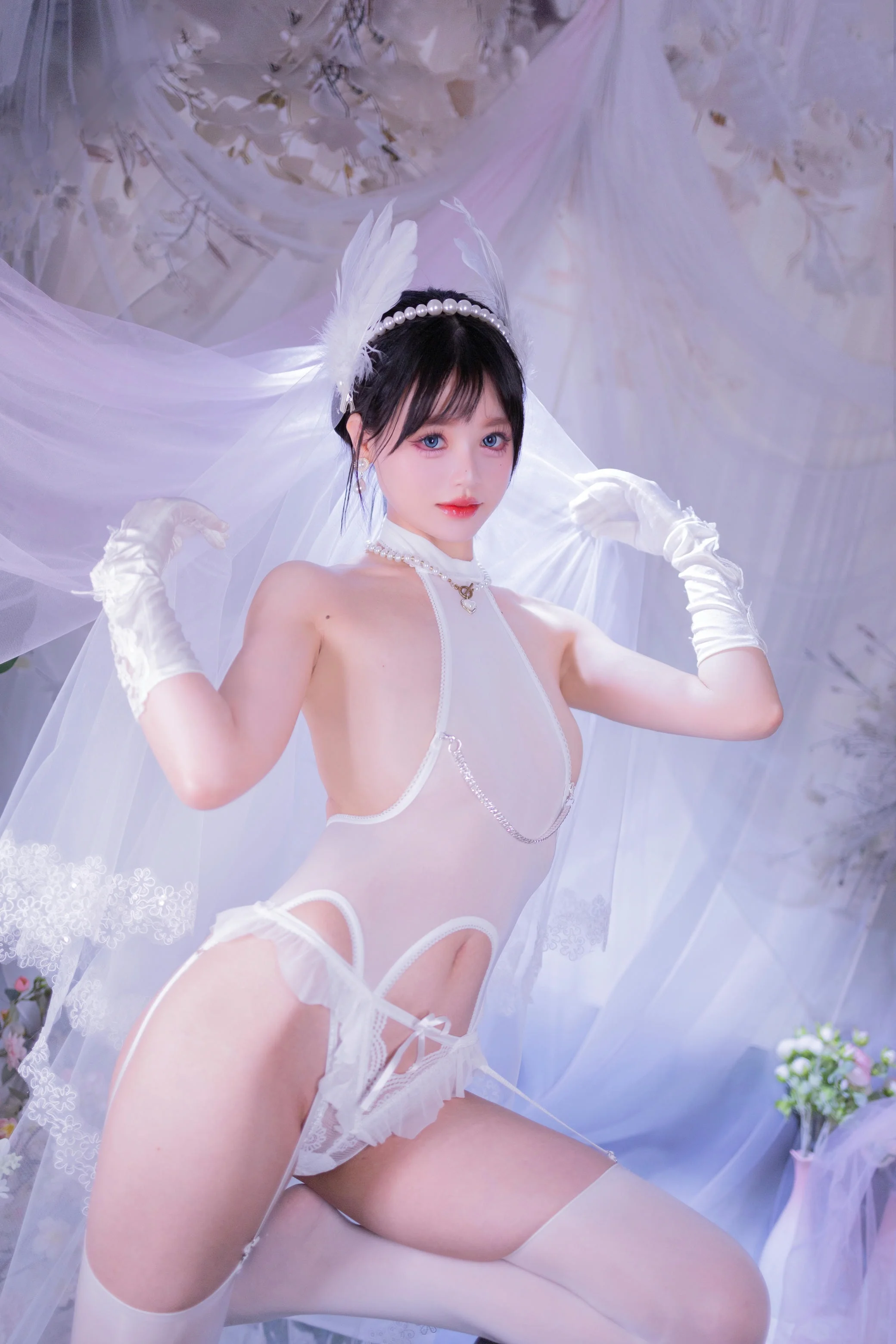 千反田鹿子 - 白丝花嫁