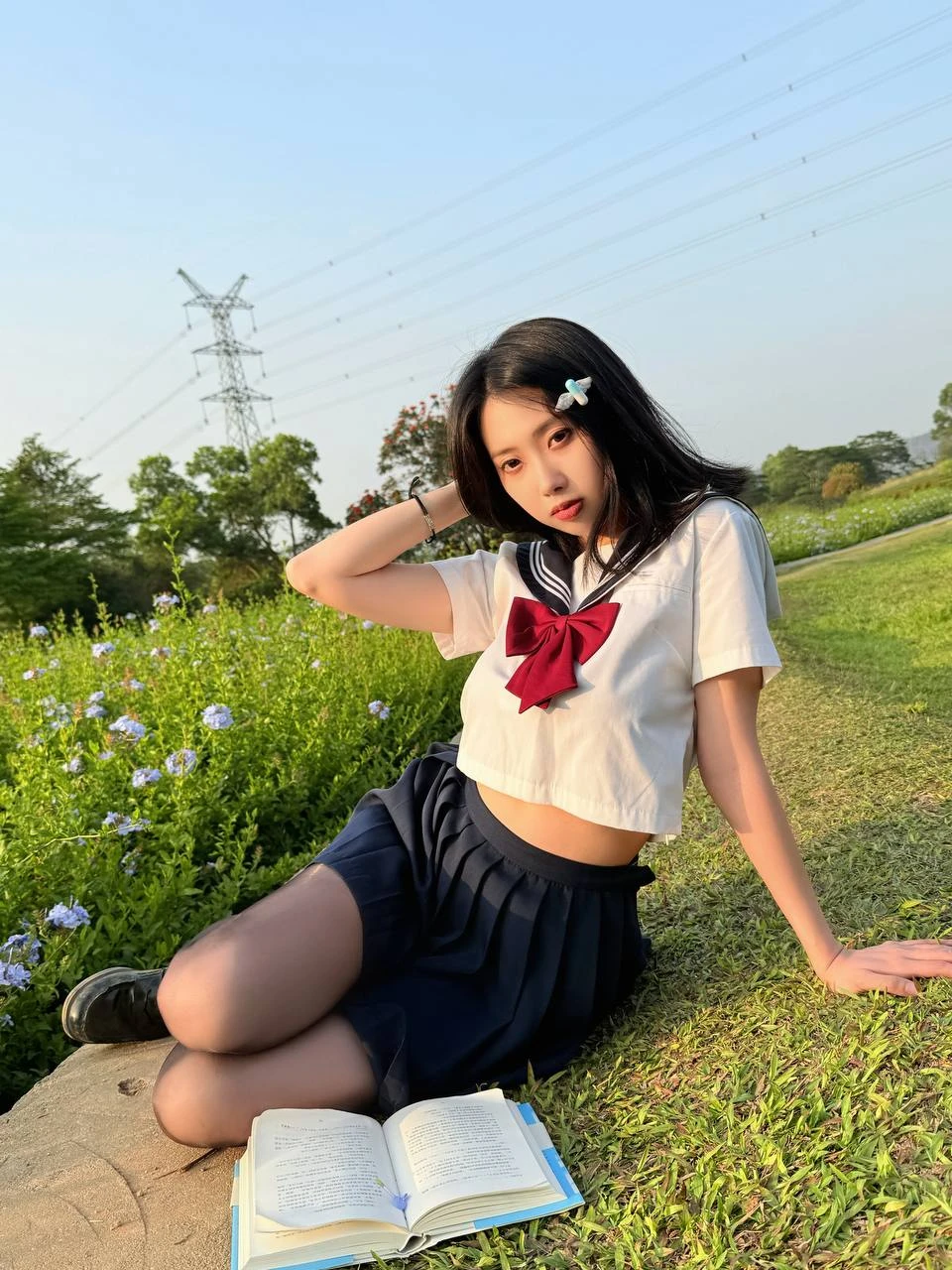 七只红豆 - 红豆蓝花JK