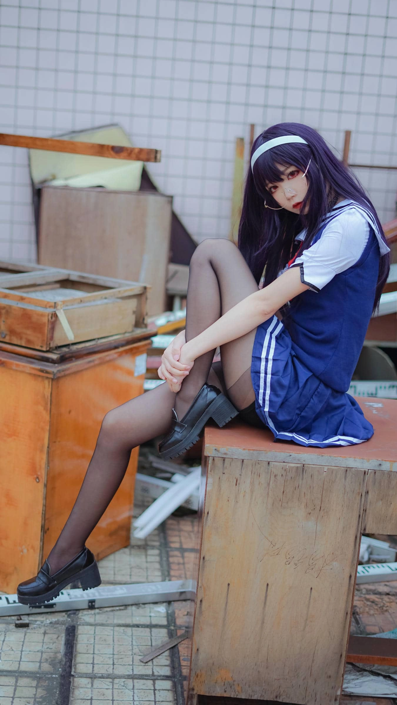 五更百鬼 - 学姐校服