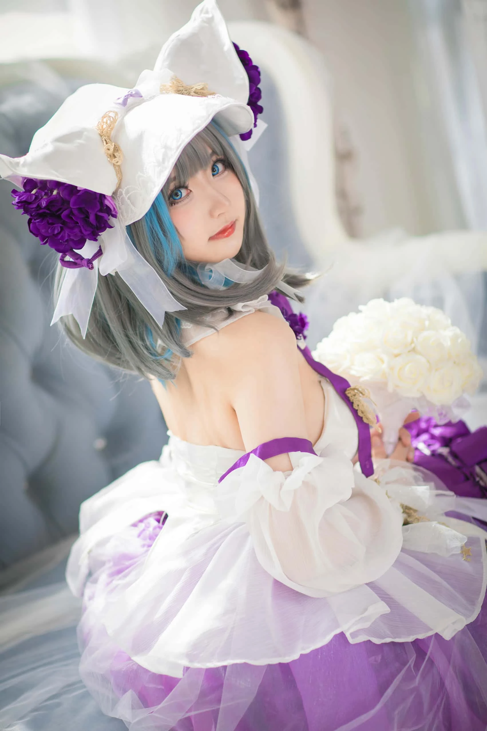 风筝筝筝w - 柴郡婚纱废稿
