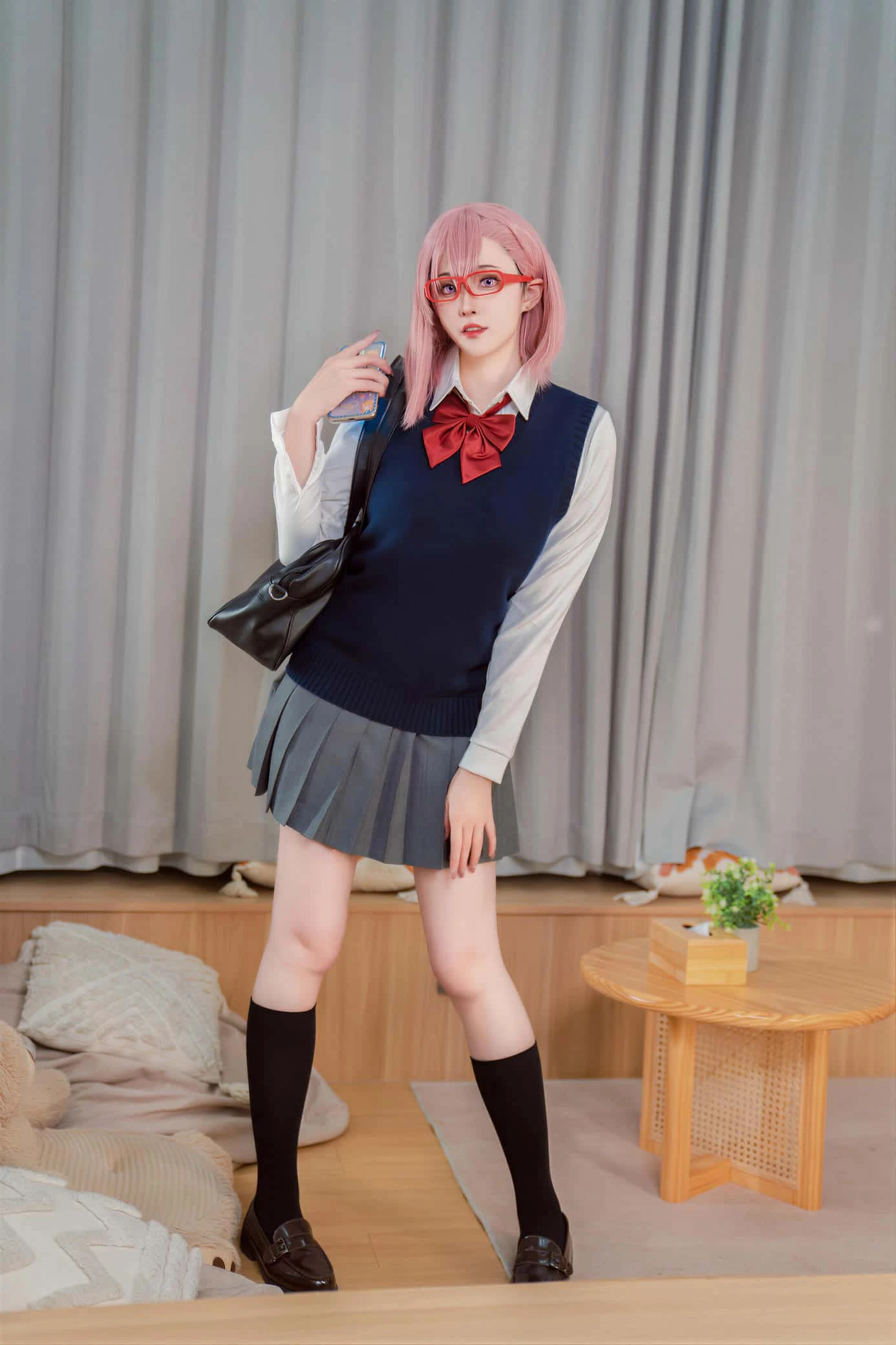 Natsuko夏夏子 - 2.5次元的诱惑 天乃莉莉纱校服