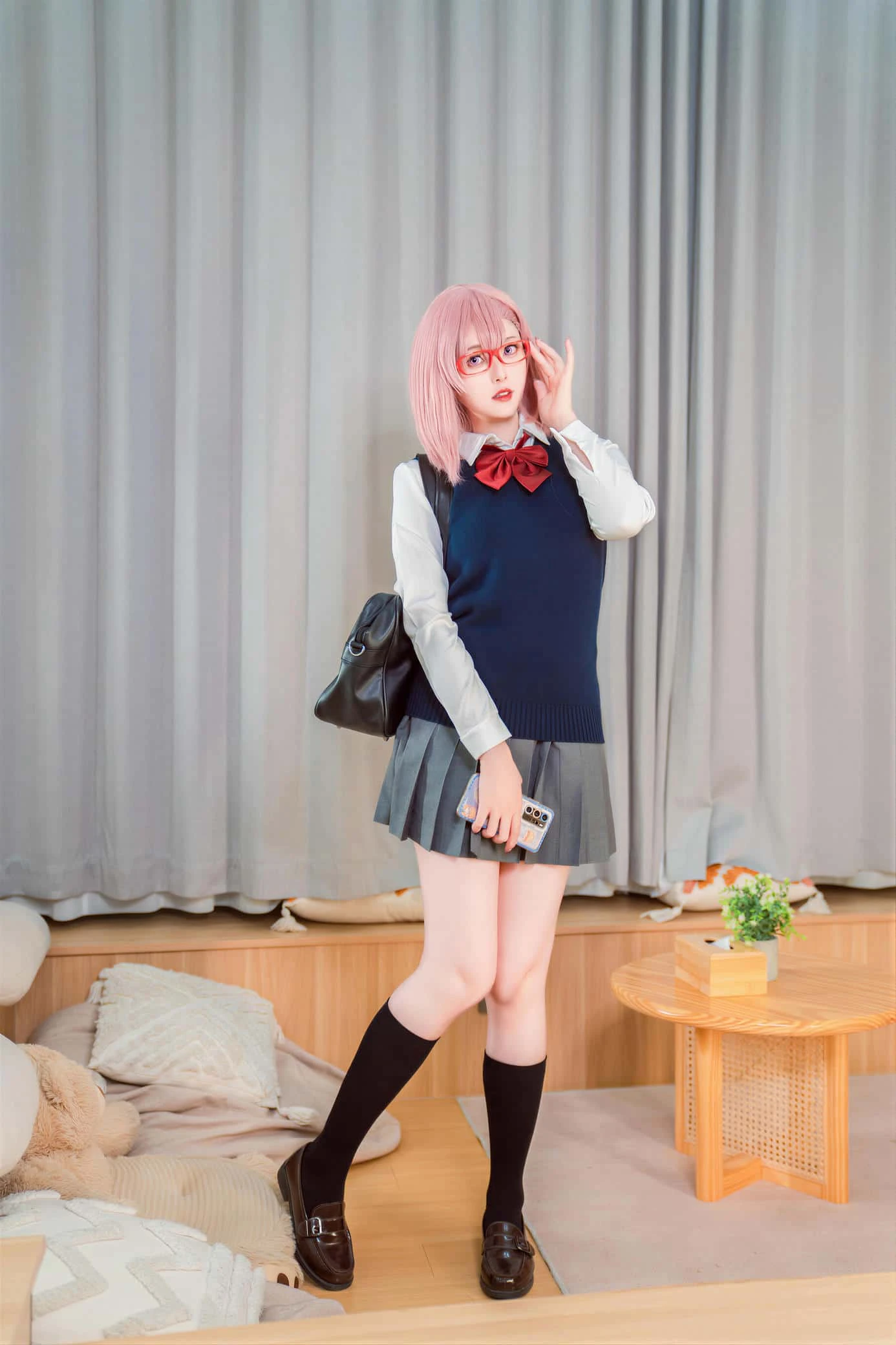 Natsuko夏夏子 - 2.5次元的诱惑 天乃莉莉纱校服