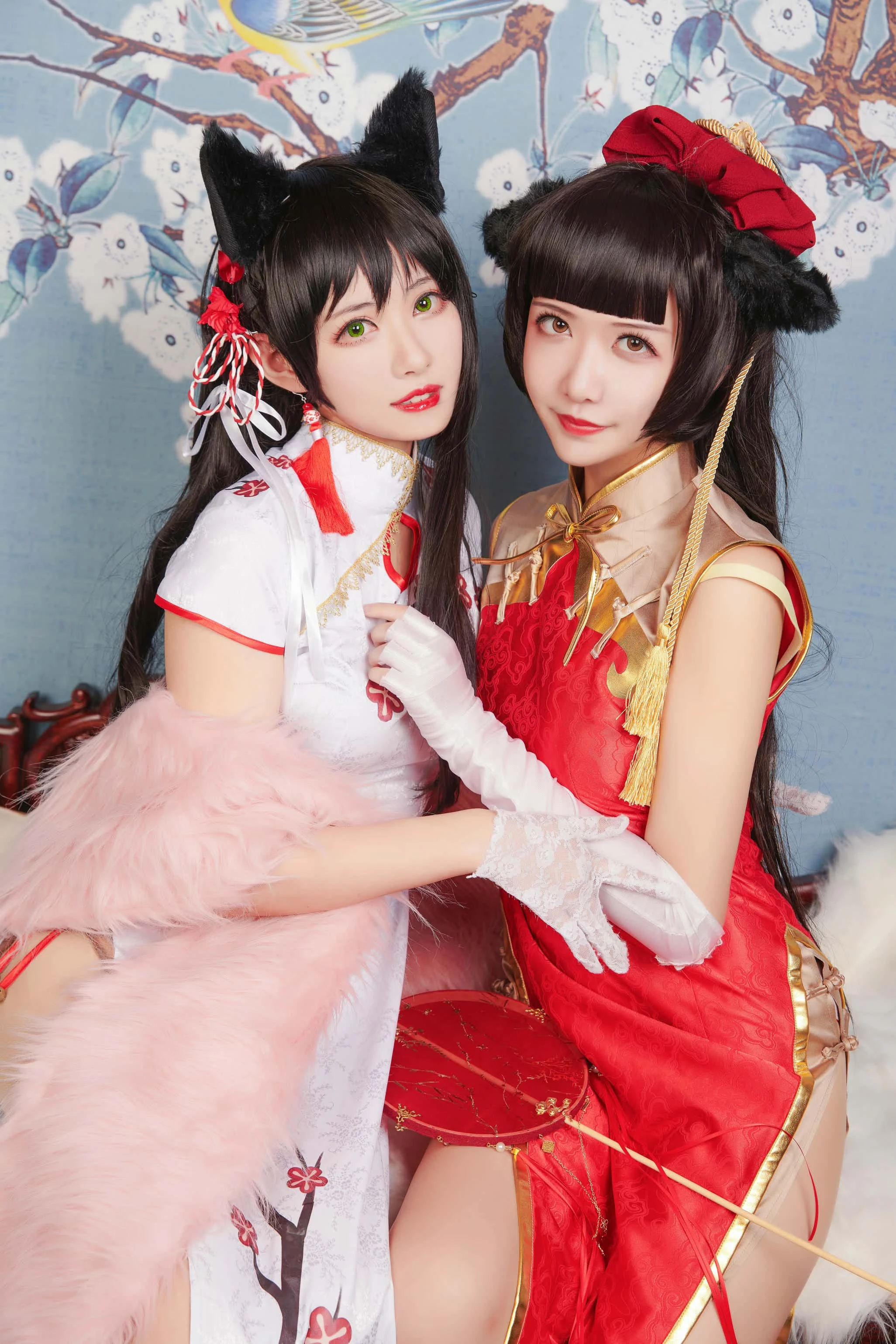 源纱希喵喵喵 &Meiyi_烛墨 犬獒旗袍