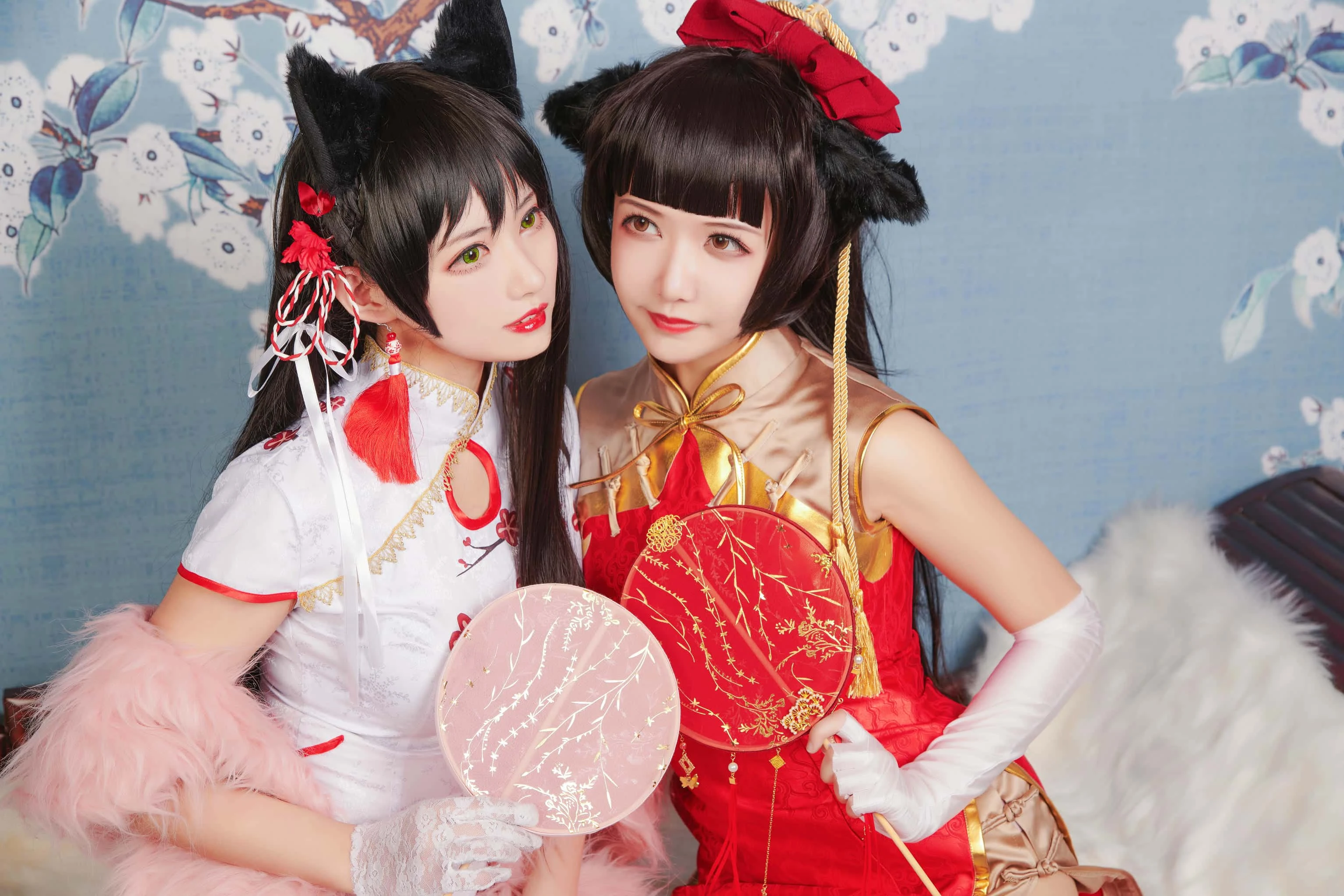 源纱希喵喵喵 &Meiyi_烛墨 犬獒旗袍