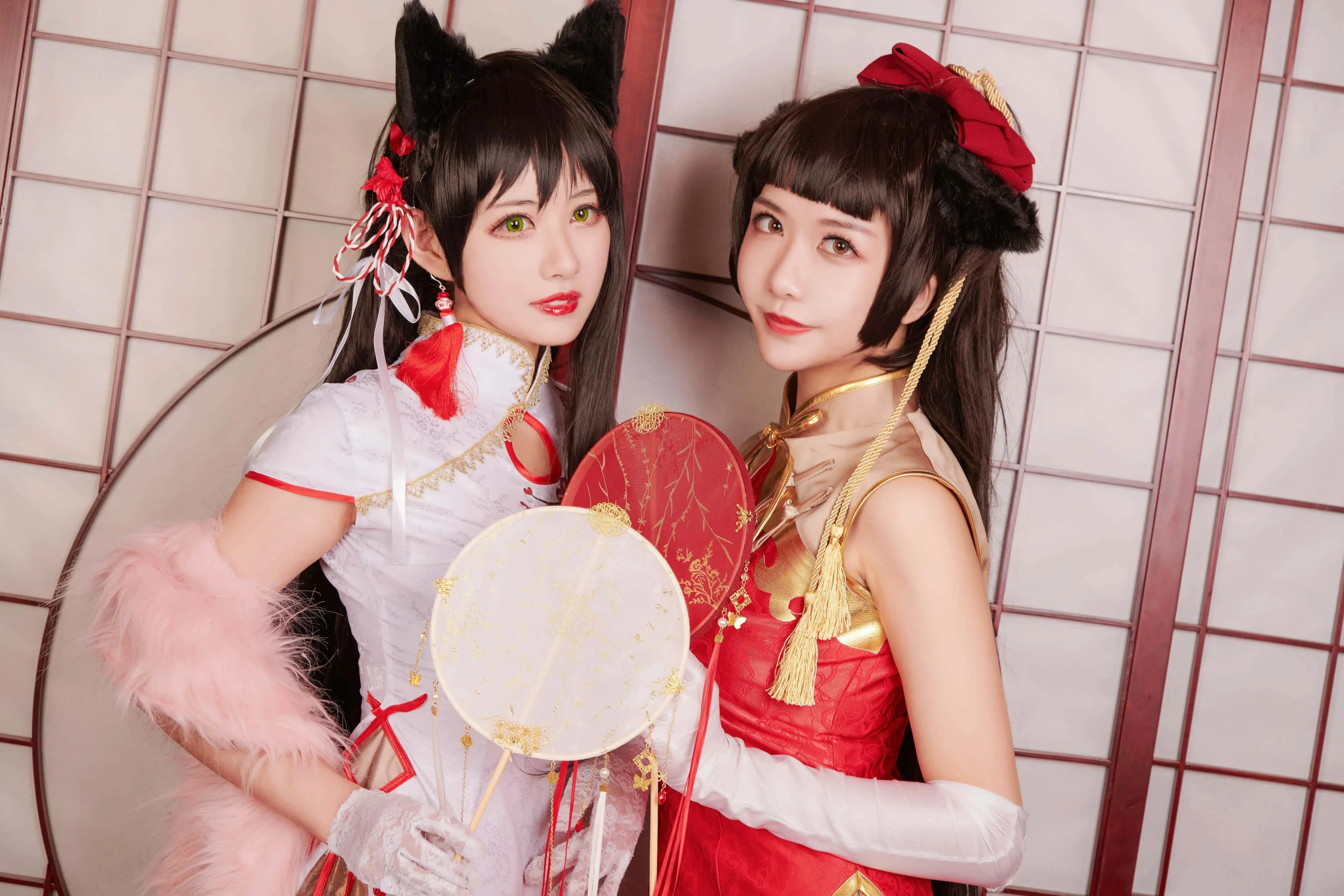 源纱希喵喵喵 &Meiyi_烛墨 犬獒旗袍