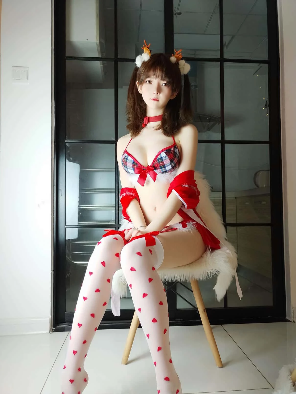 一小央泽 圣诞 鹿