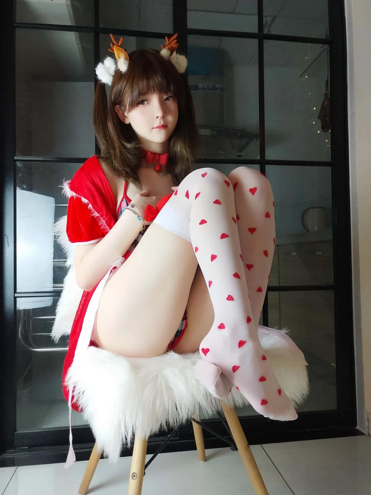 一小央泽 圣诞 鹿