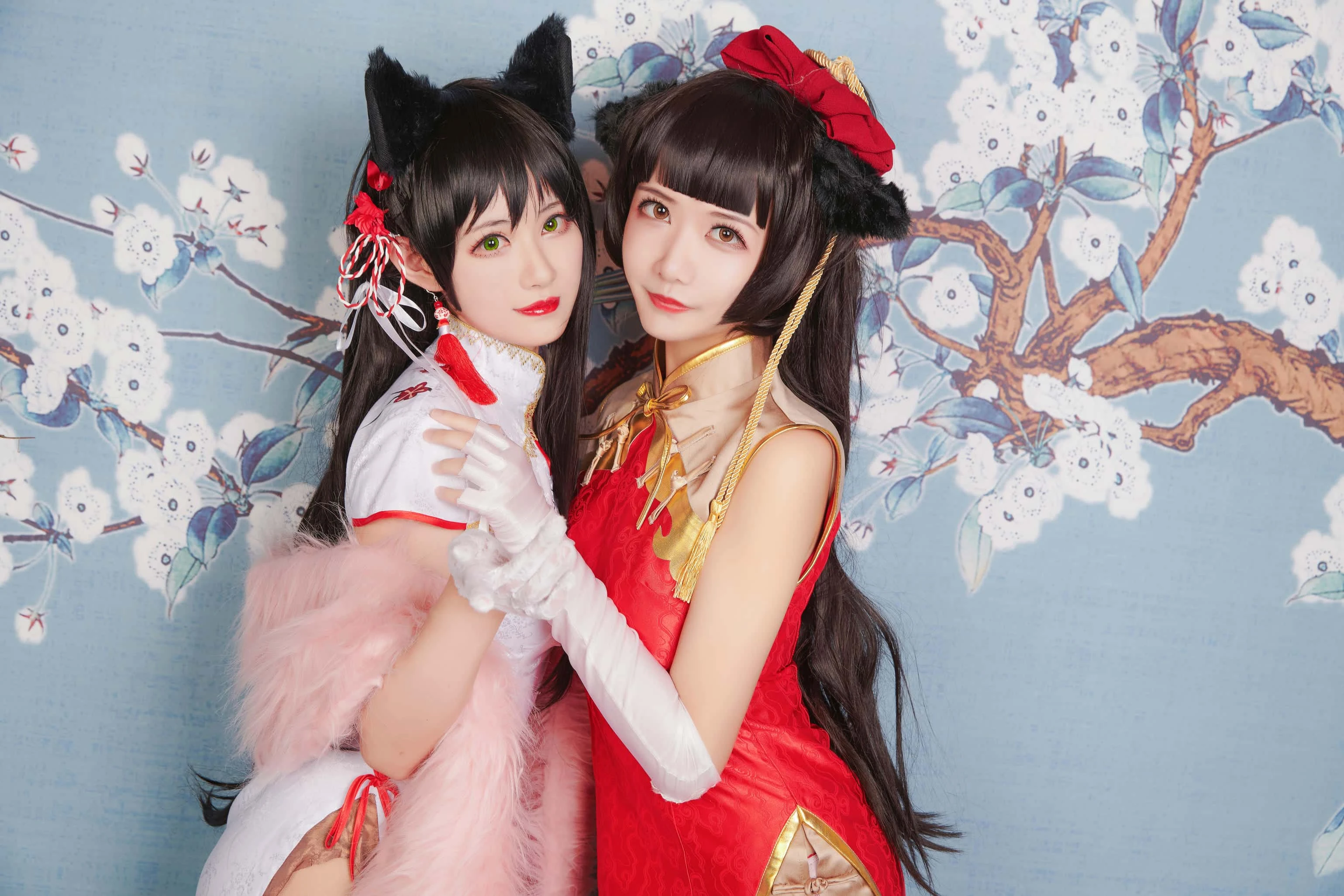 源纱希喵喵喵 &Meiyi_烛墨 犬獒旗袍