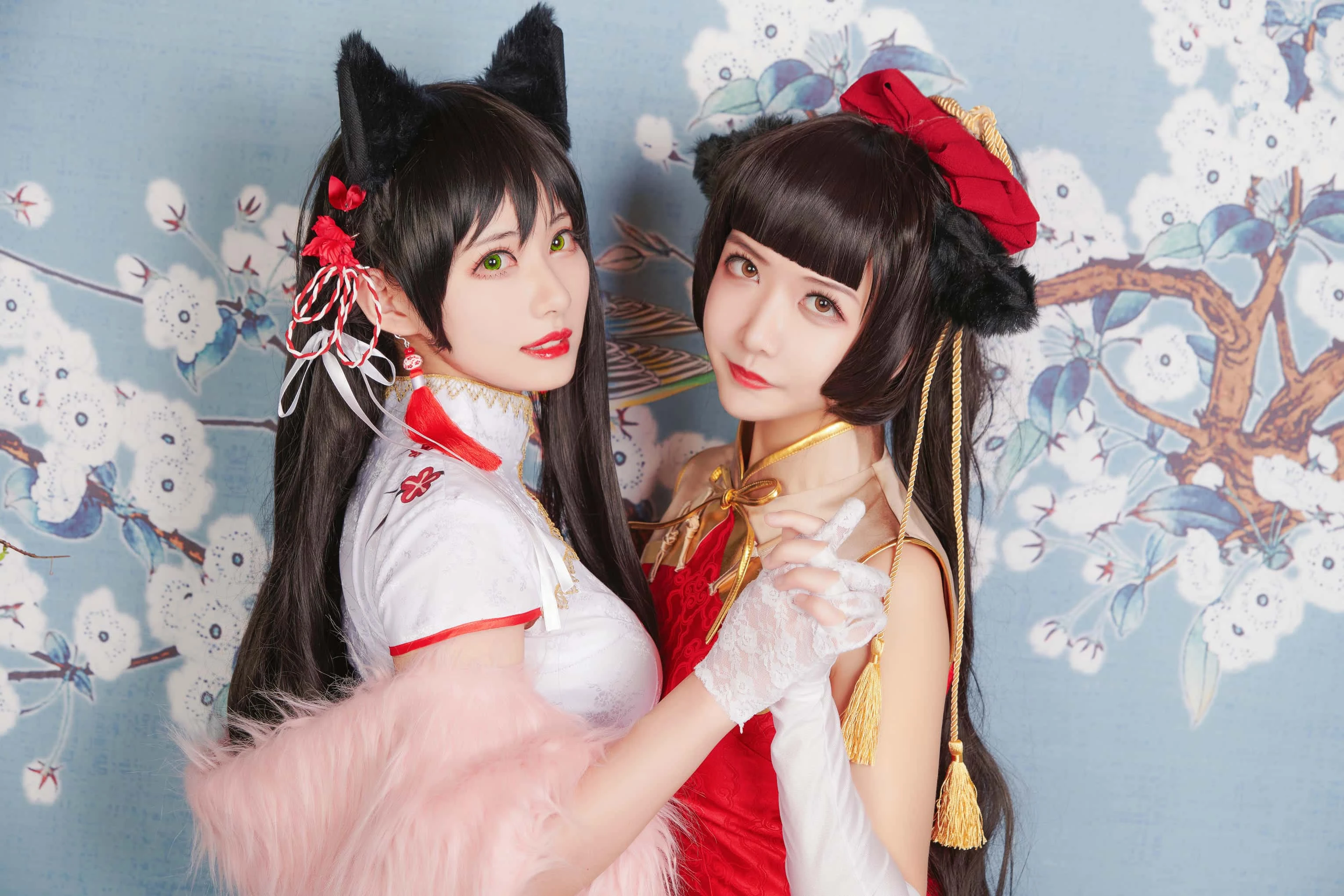 源纱希喵喵喵 &Meiyi_烛墨 犬獒旗袍