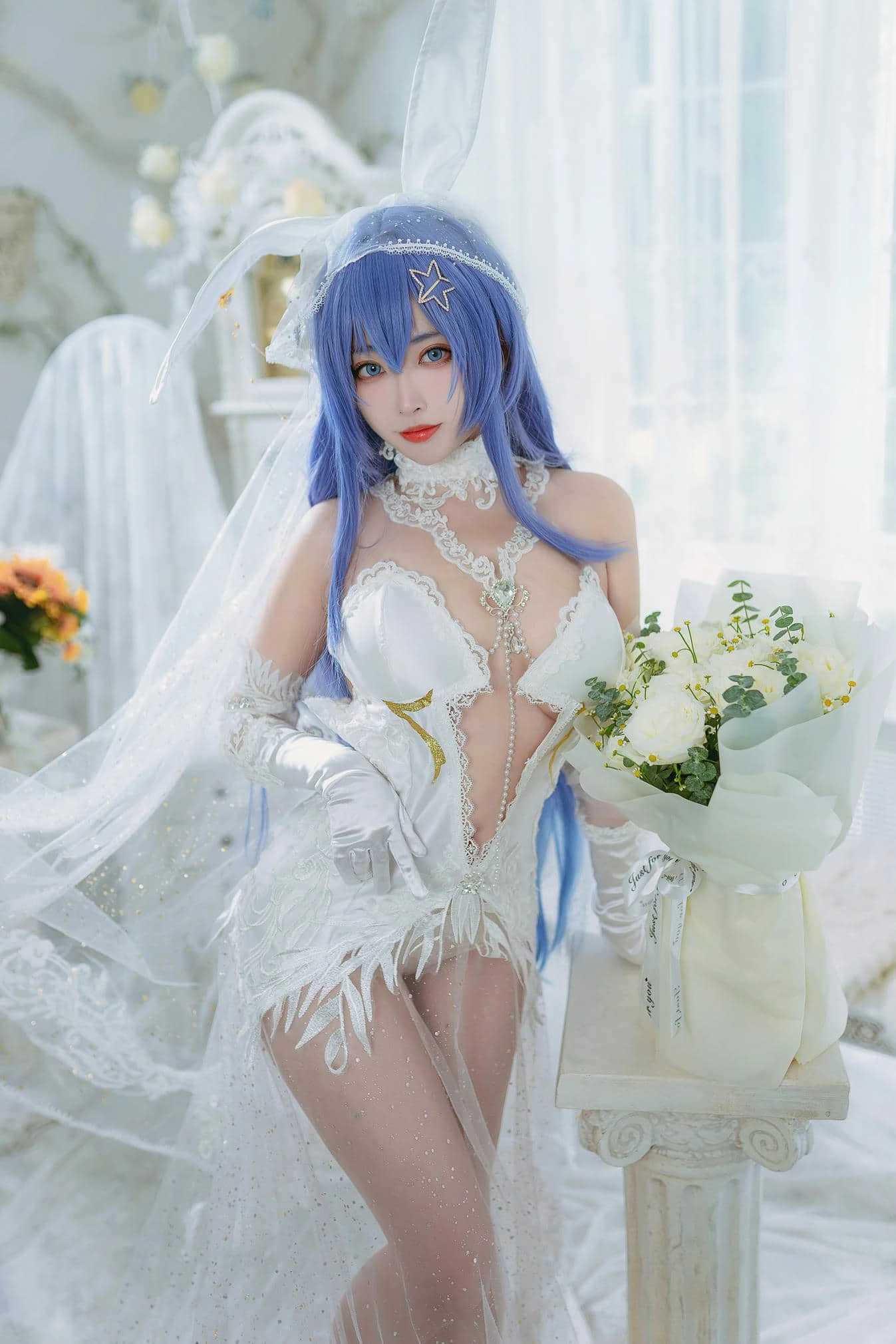 宮本桜 宫本樱樱饼 花园花嫁