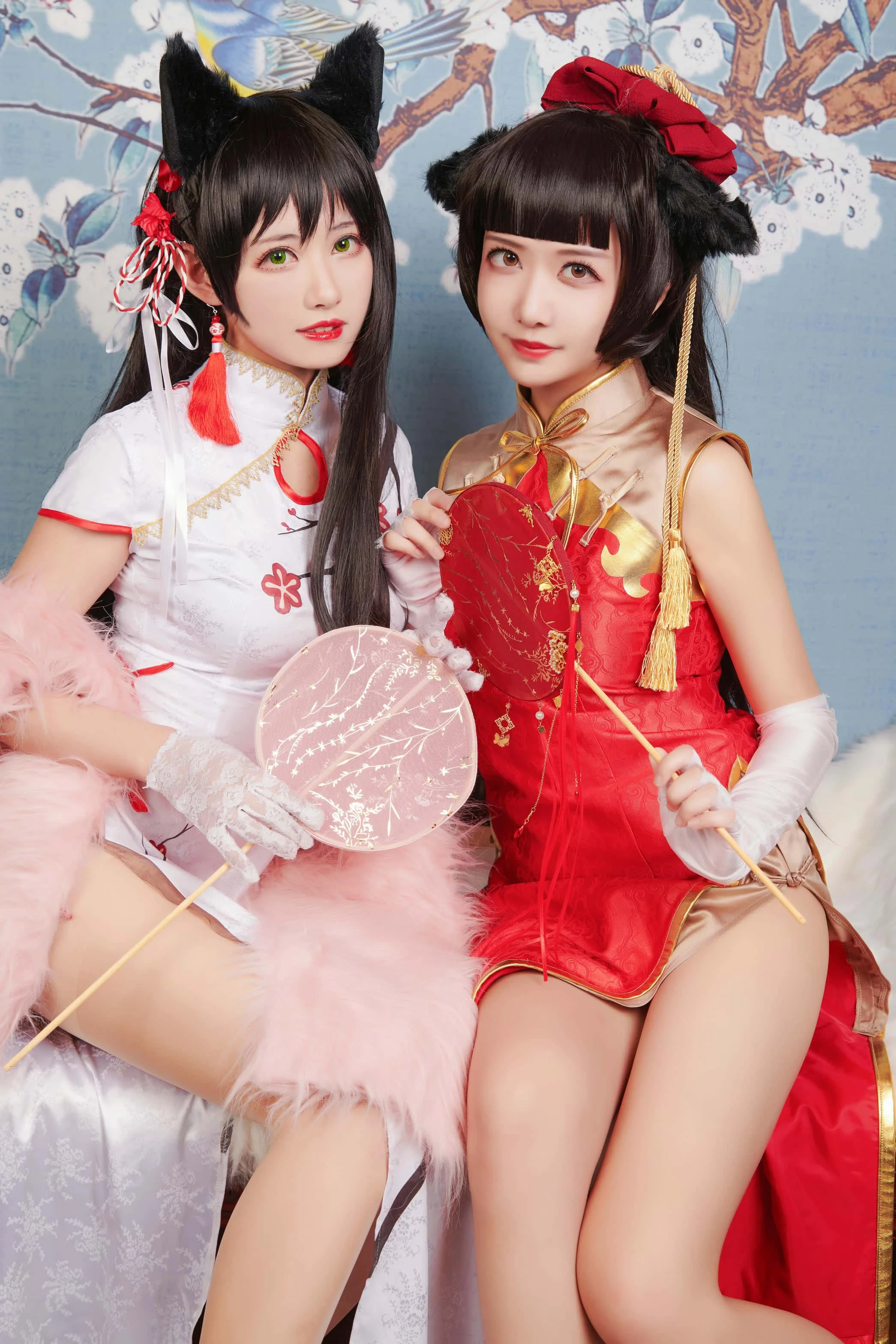 源纱希喵喵喵 &Meiyi_烛墨 犬獒旗袍
