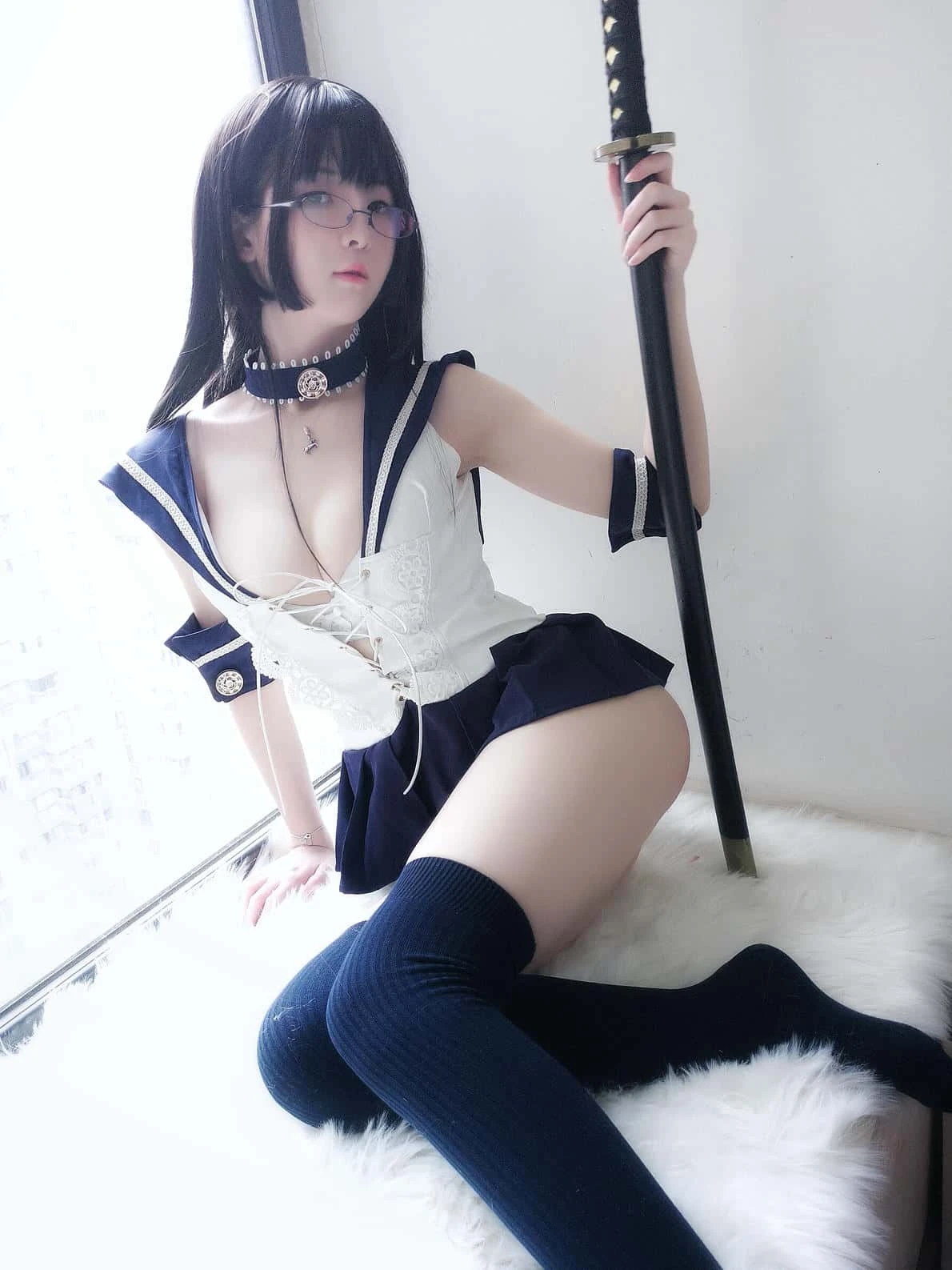 一小央泽 武士刀与水手服