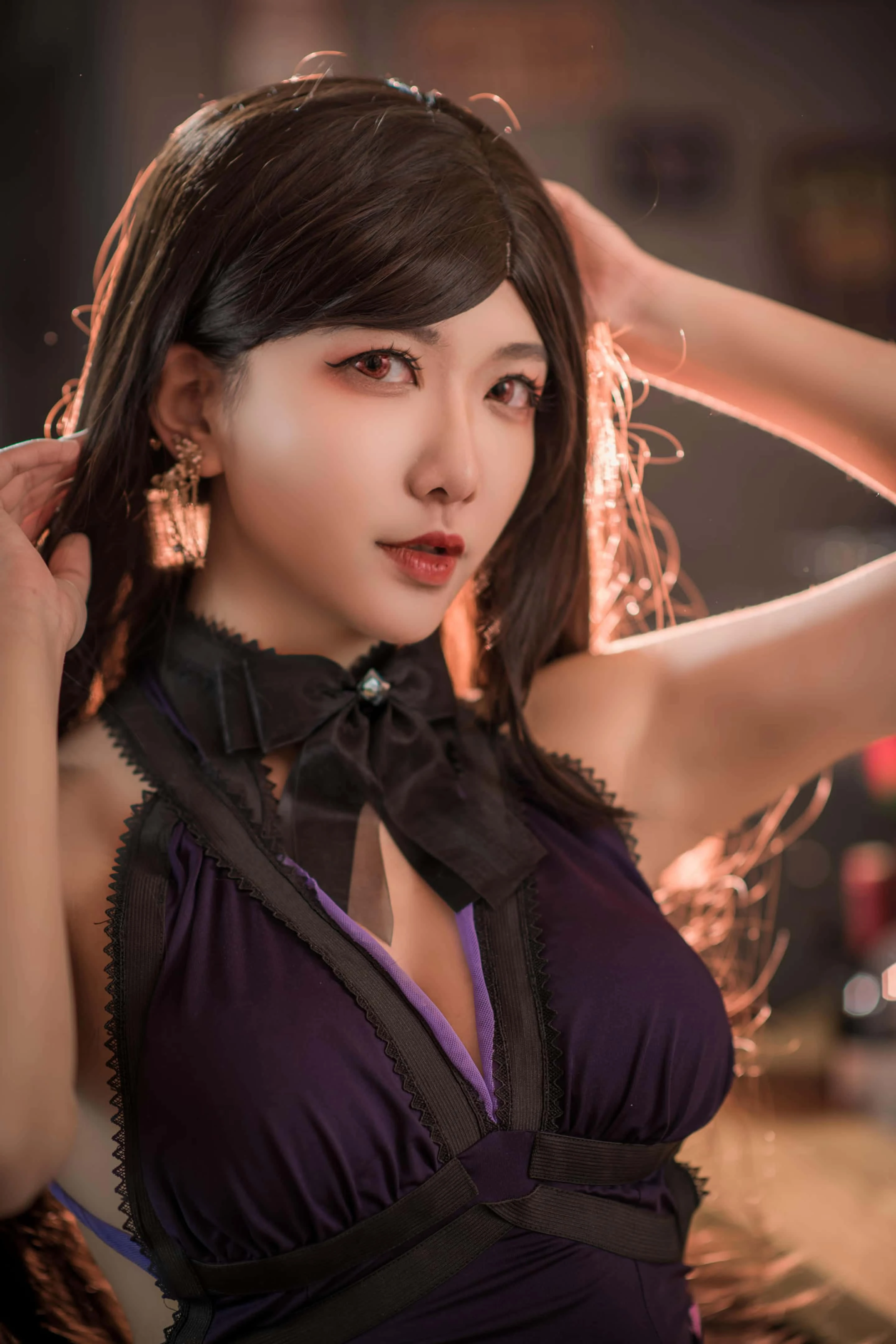 源纱希喵喵喵 蒂法礼服