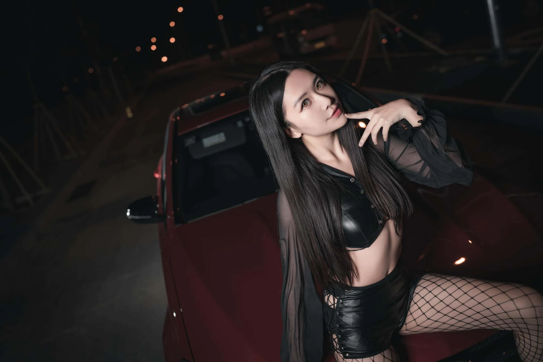 源纱希喵喵喵 香车美人