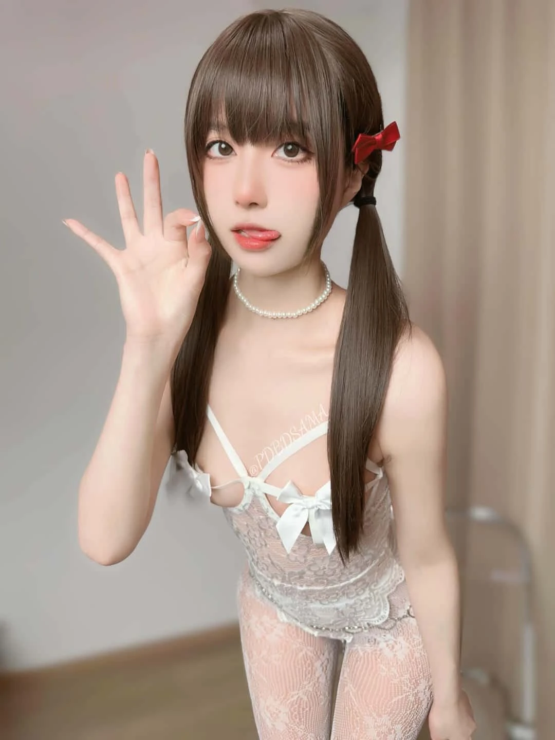 布丁大法 白色蕾丝