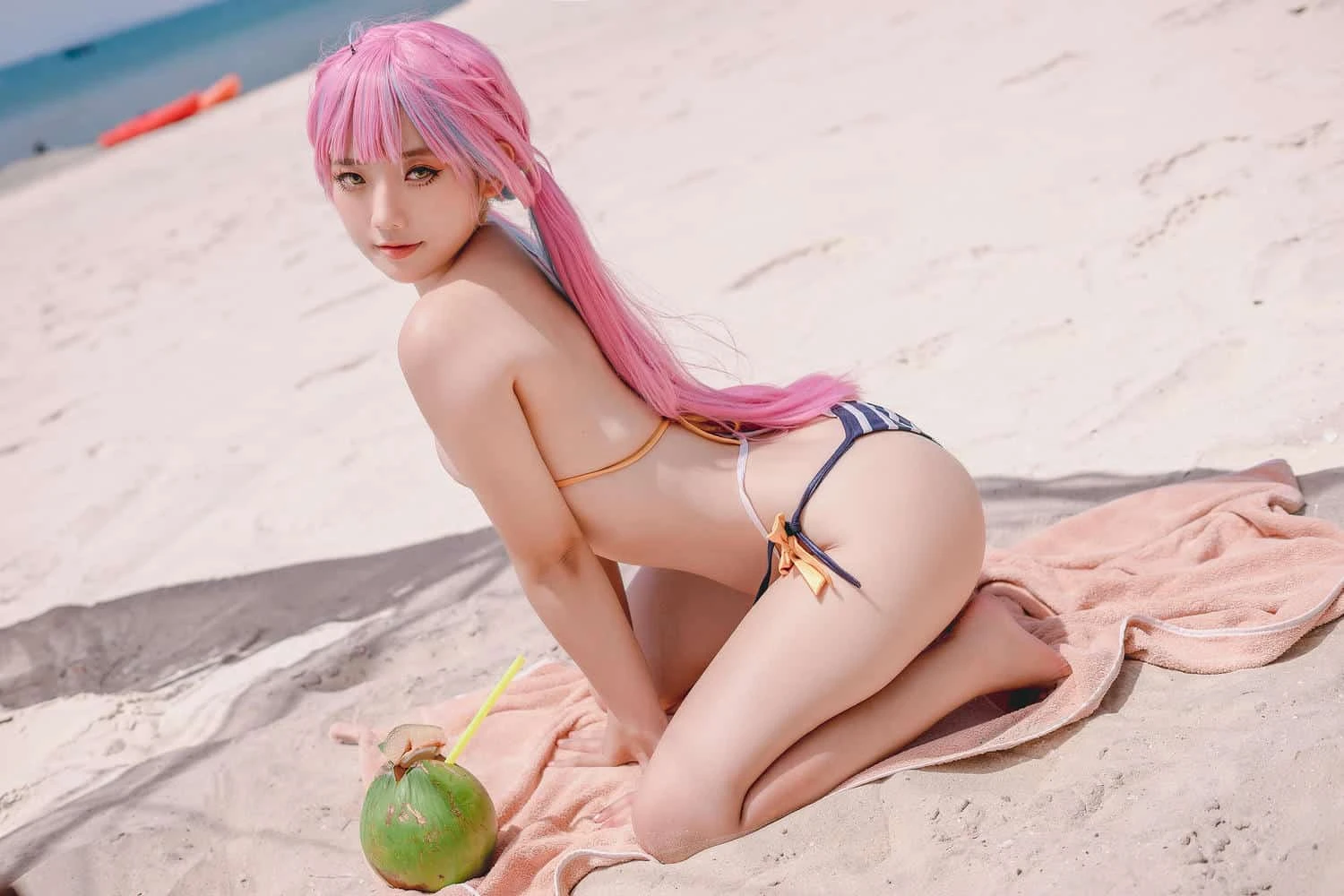 Messie Huang Aqua Bikini