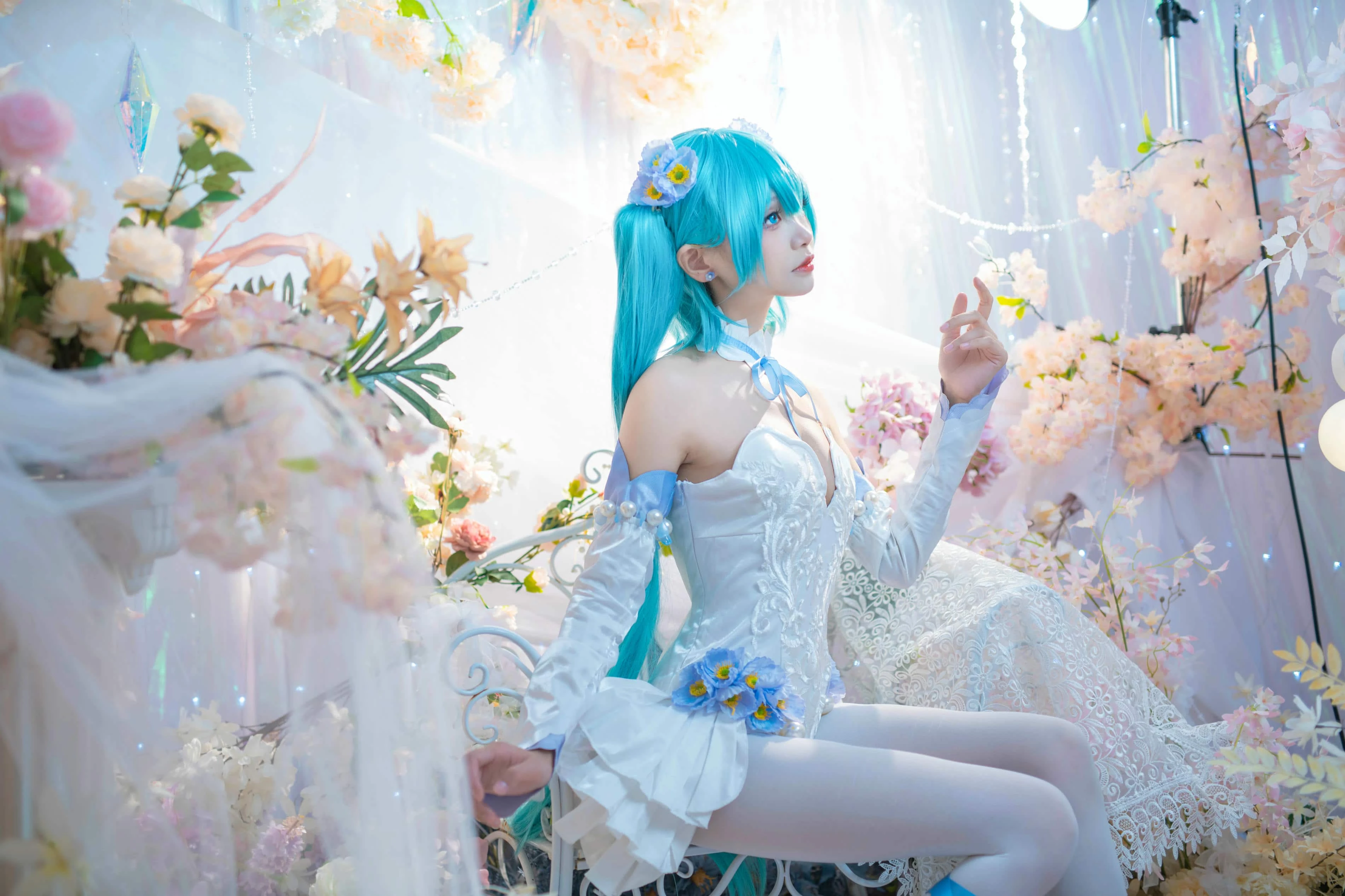 艾西Aiwest 初音 粉蝶花