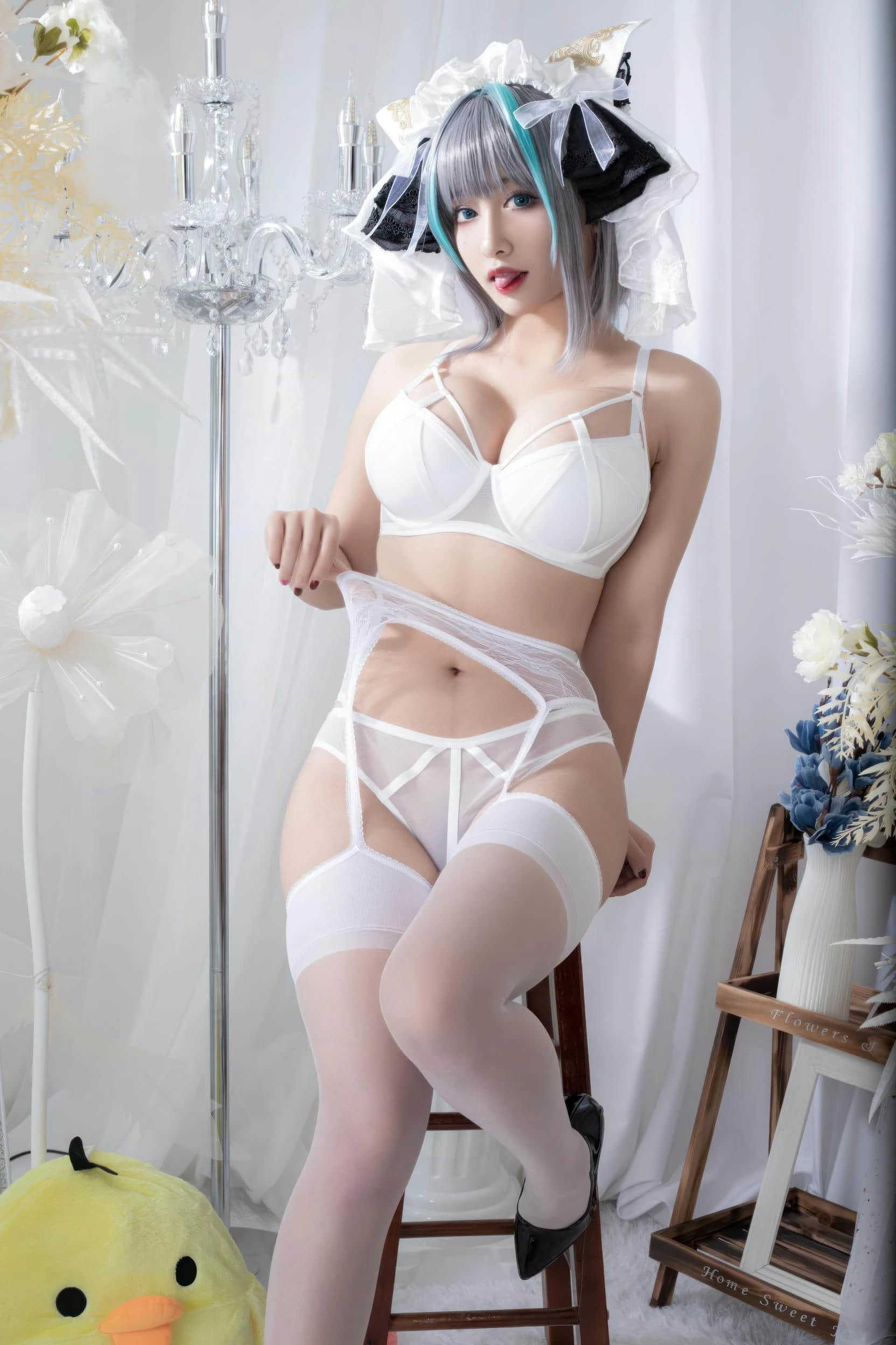 洛璃 LoLiSAMA 碧蓝航线 柴郡 同人内衣