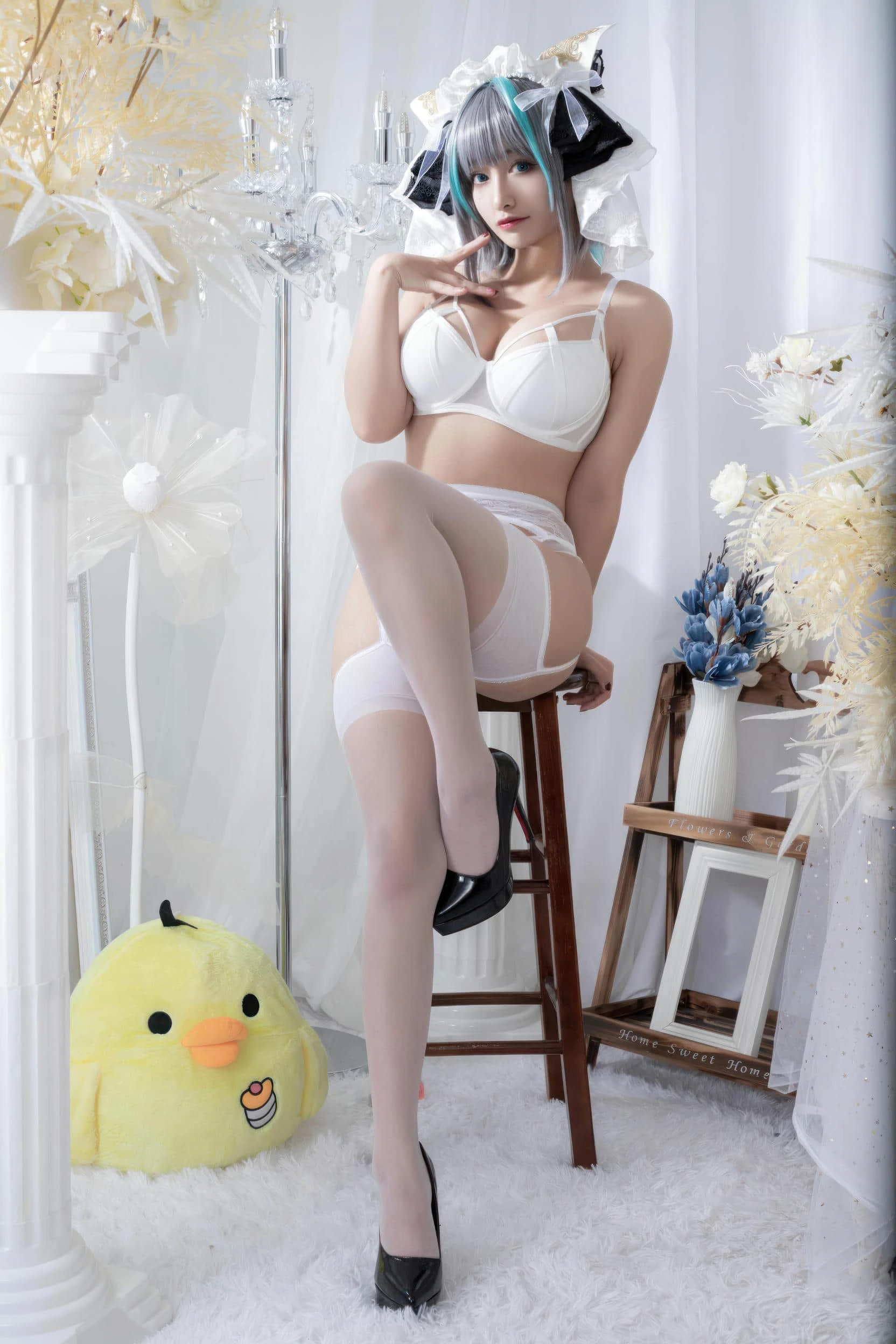 洛璃 LoLiSAMA 碧蓝航线 柴郡 同人内衣