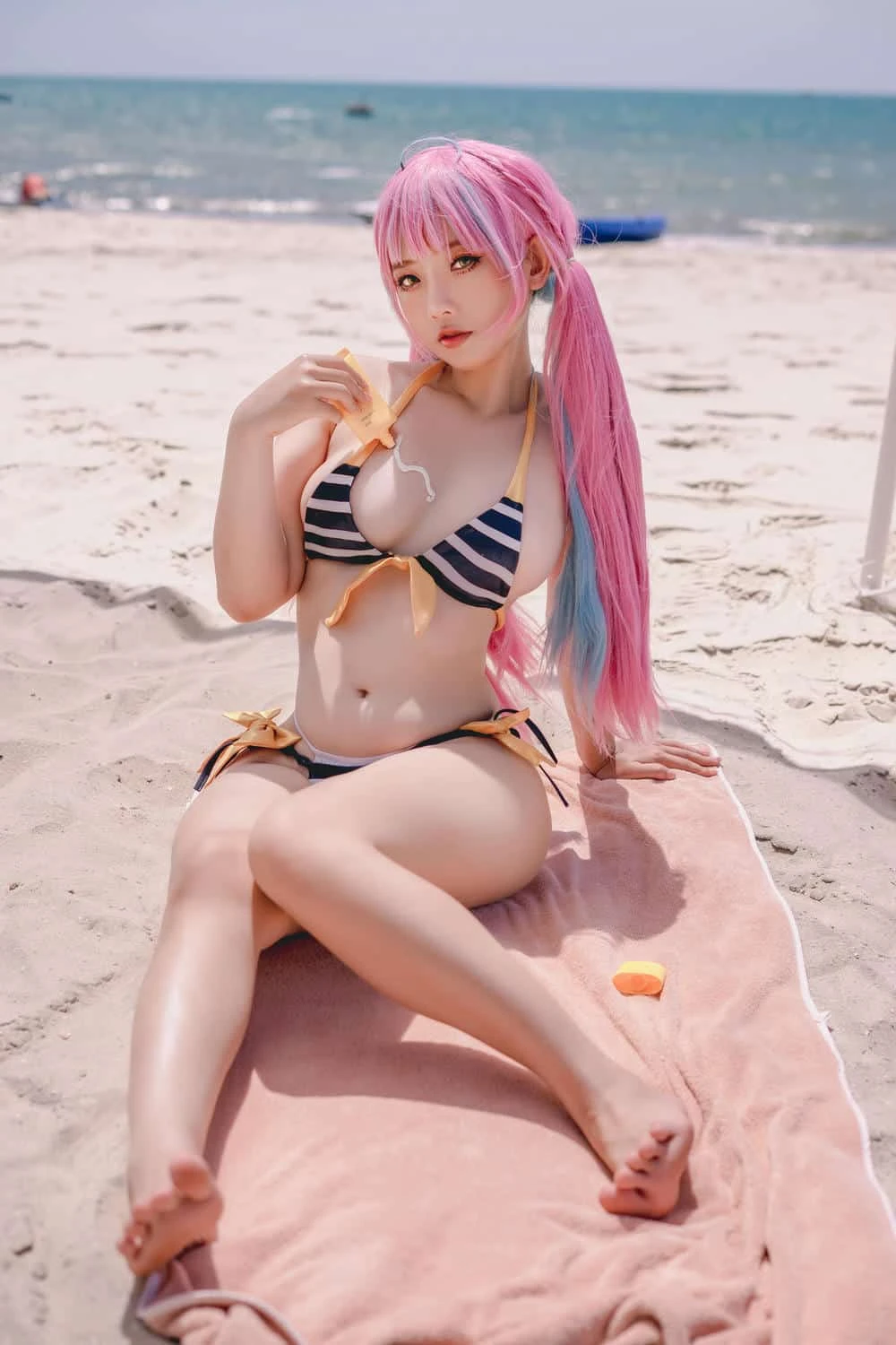 Messie Huang Aqua Bikini