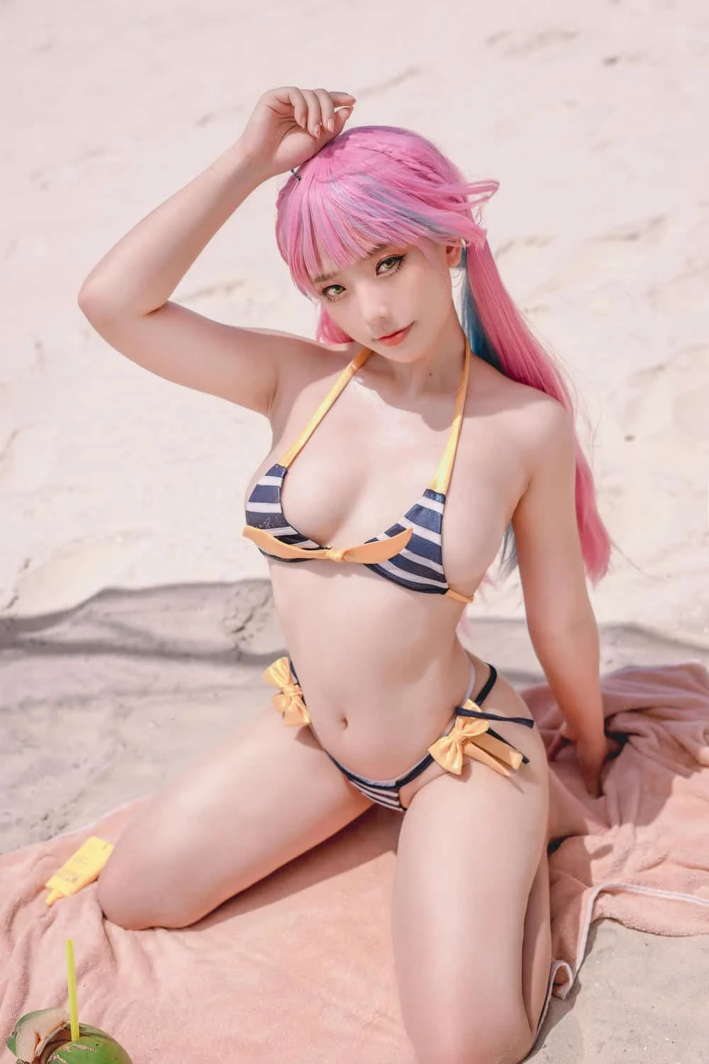 Messie Huang Aqua Bikini