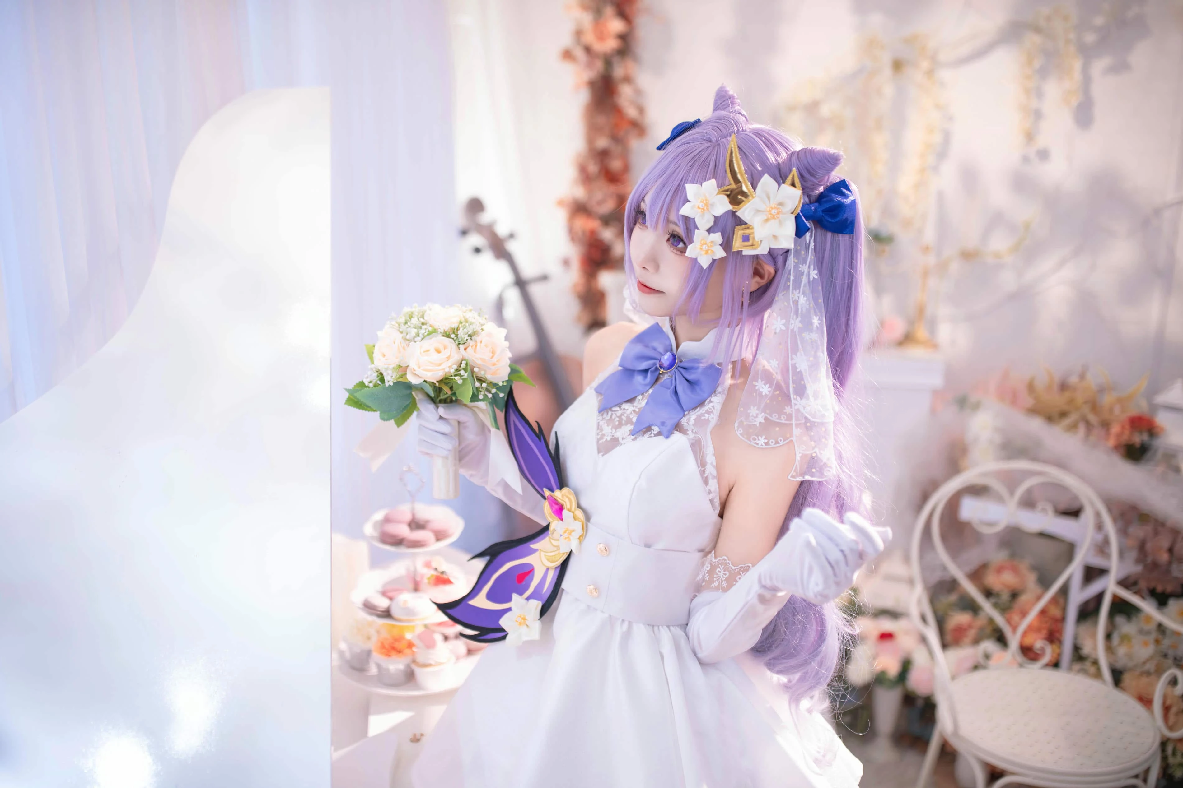 艾西aiwest 刻晴花嫁 40P 545MB