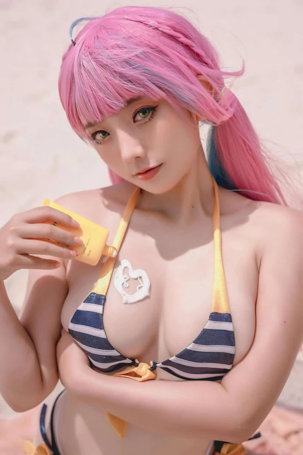Messie Huang Aqua Bikini