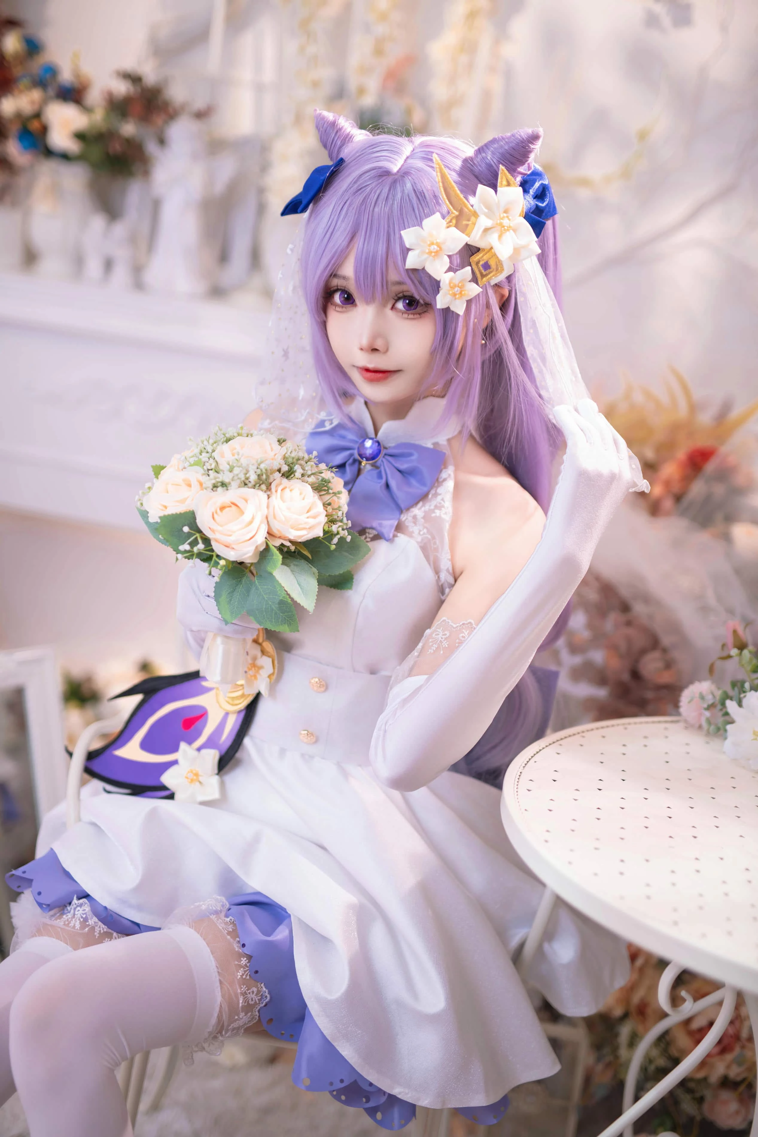 艾西aiwest 刻晴花嫁 40P 545MB