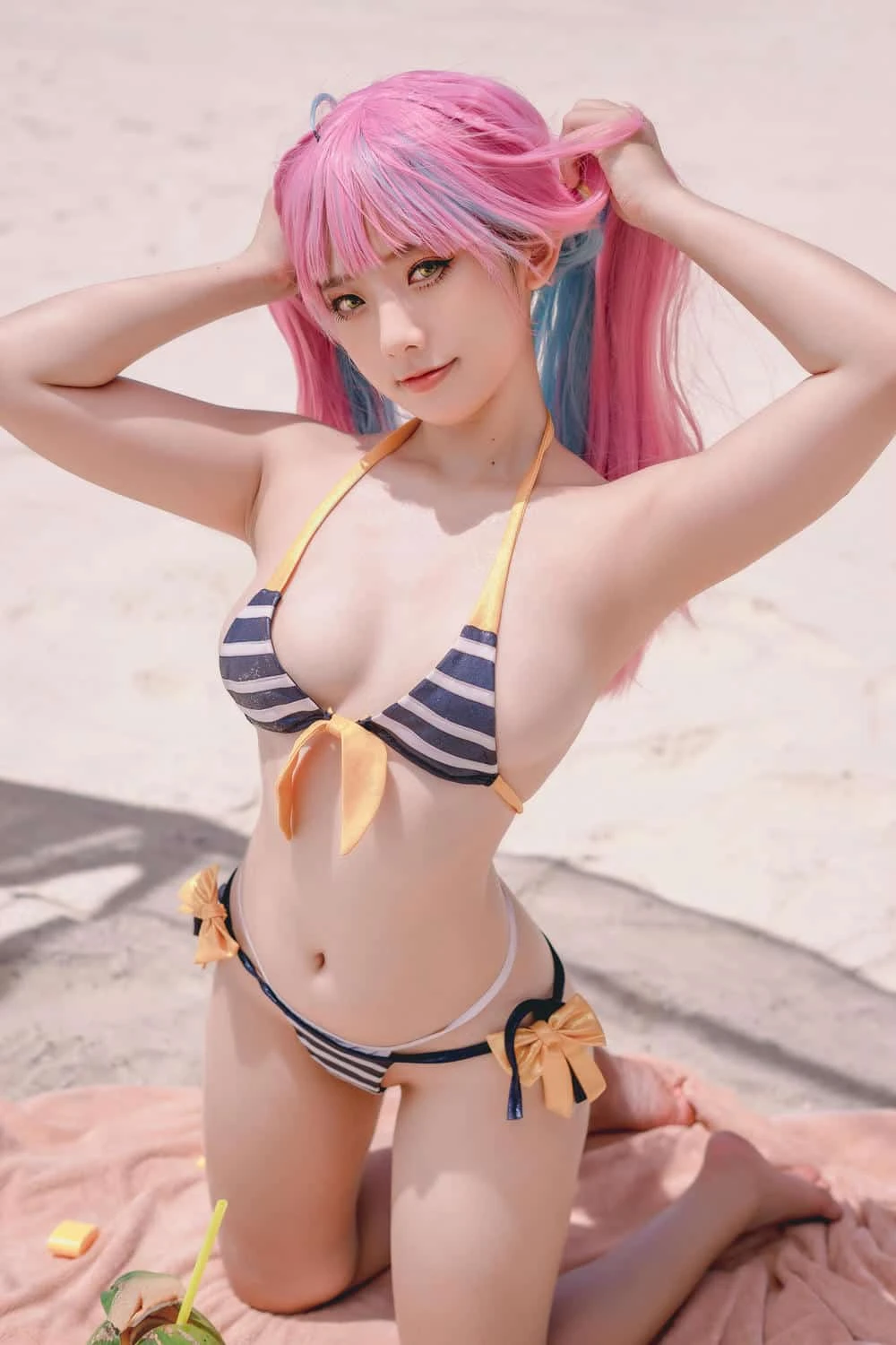 Messie Huang Aqua Bikini