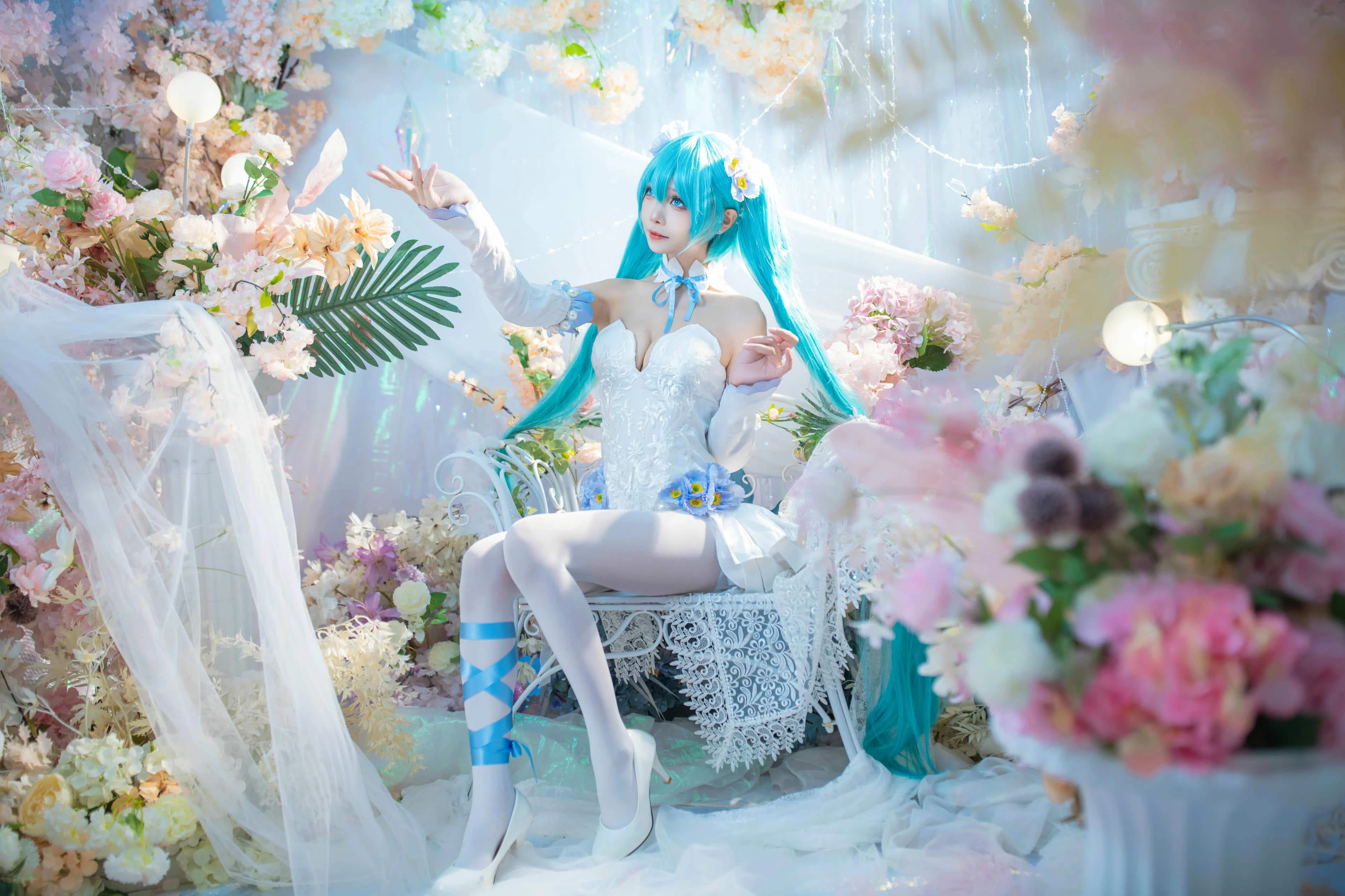 艾西Aiwest 初音 粉蝶花