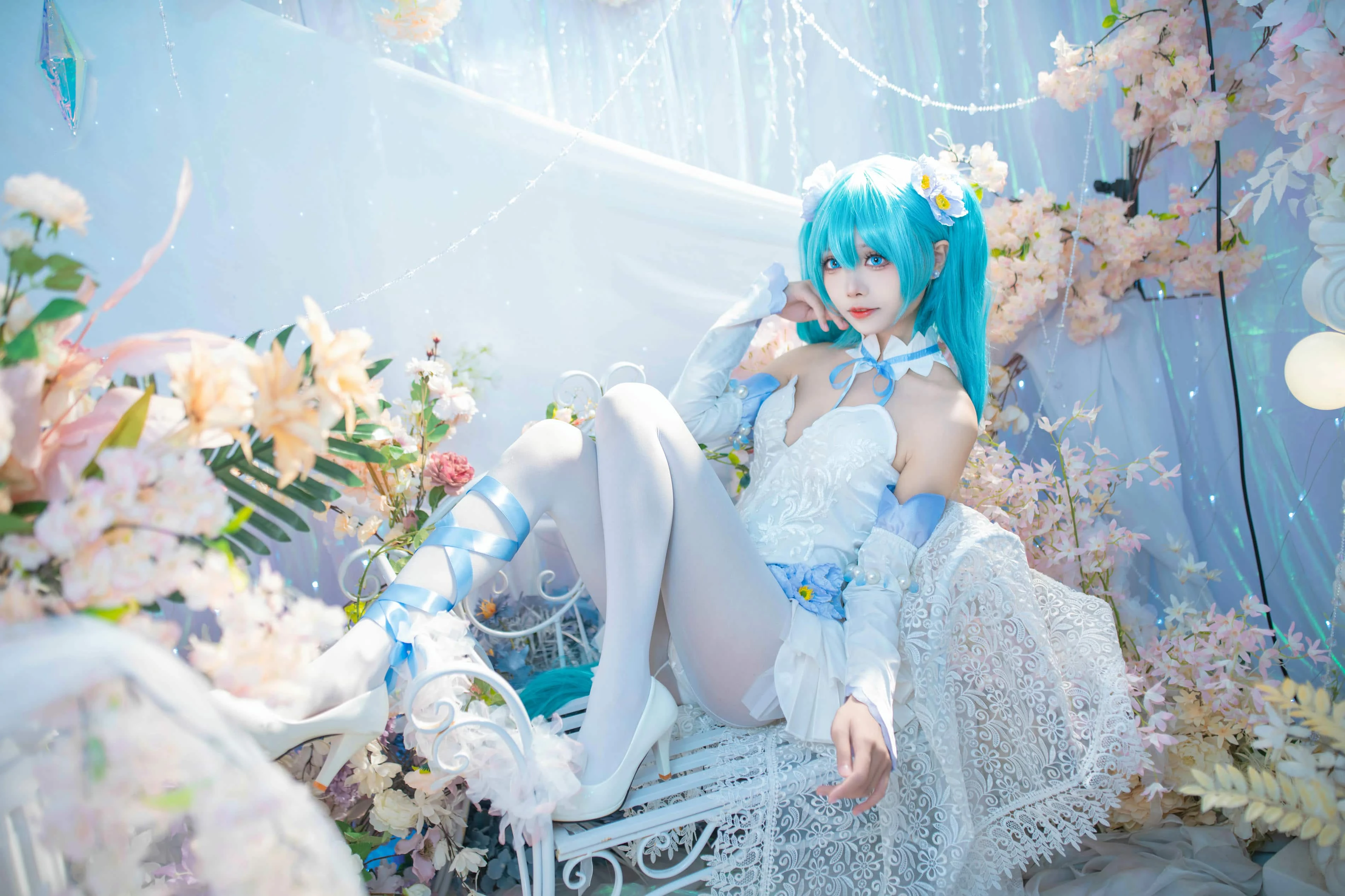 艾西Aiwest 初音 粉蝶花