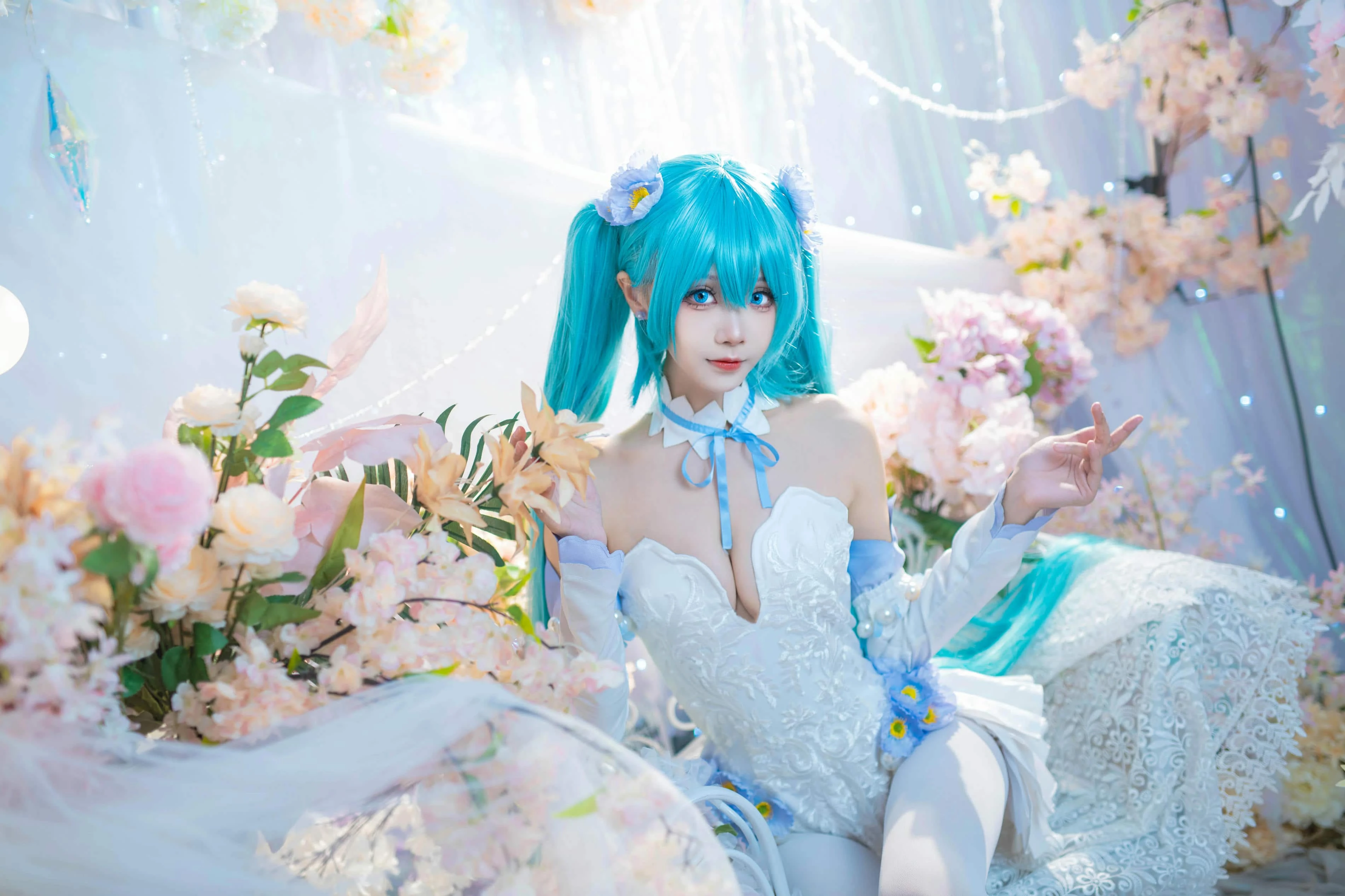 艾西Aiwest 初音 粉蝶花