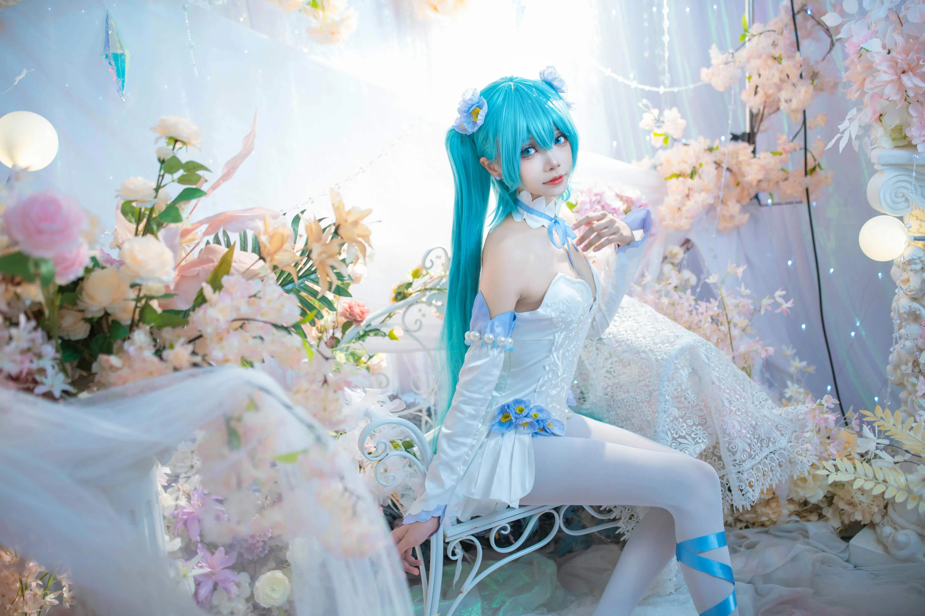艾西Aiwest 初音 粉蝶花