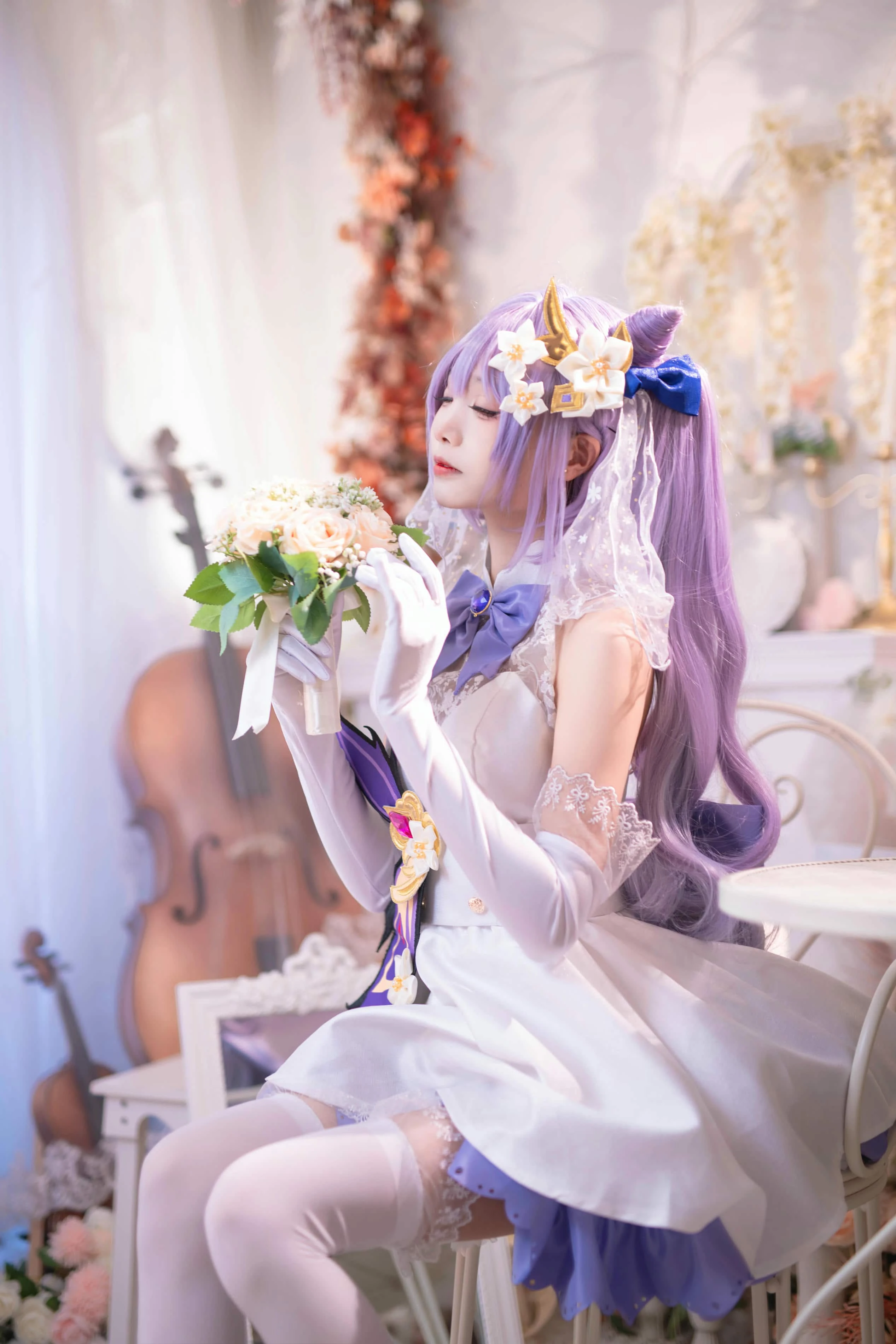 艾西aiwest 刻晴花嫁 40P 545MB