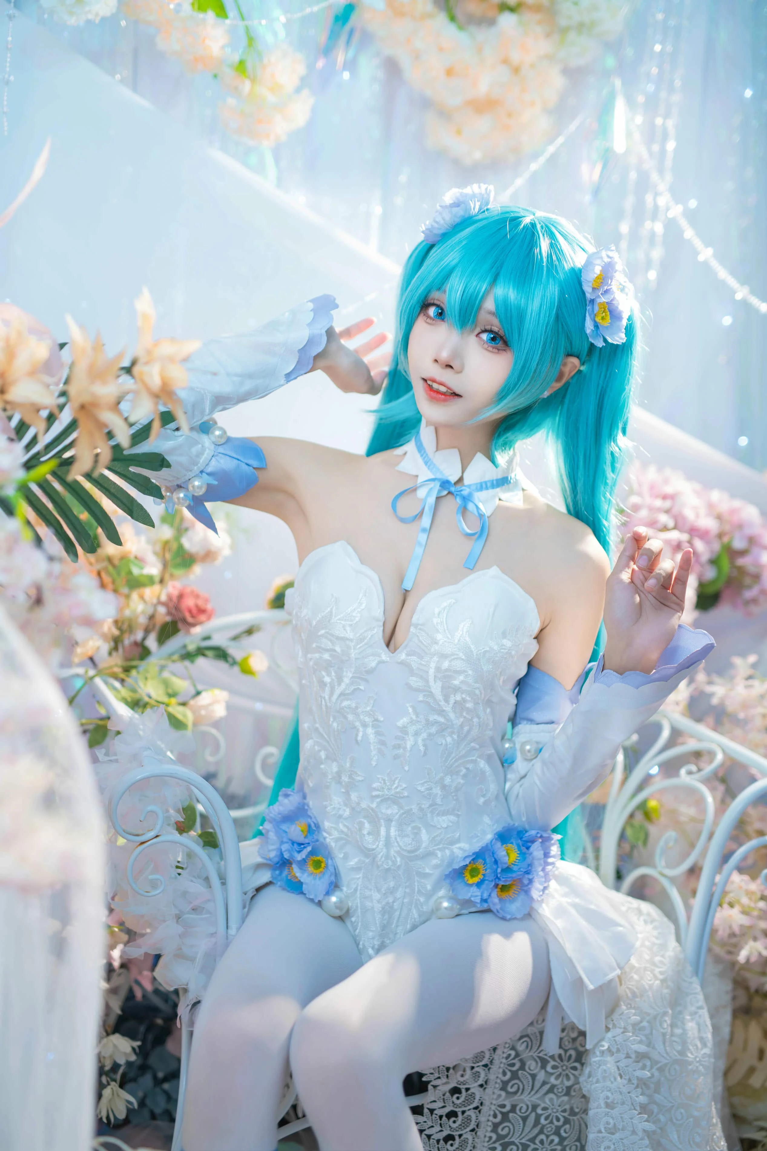 艾西Aiwest 初音 粉蝶花