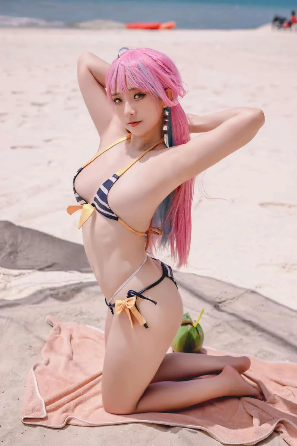 Messie Huang Aqua Bikini
