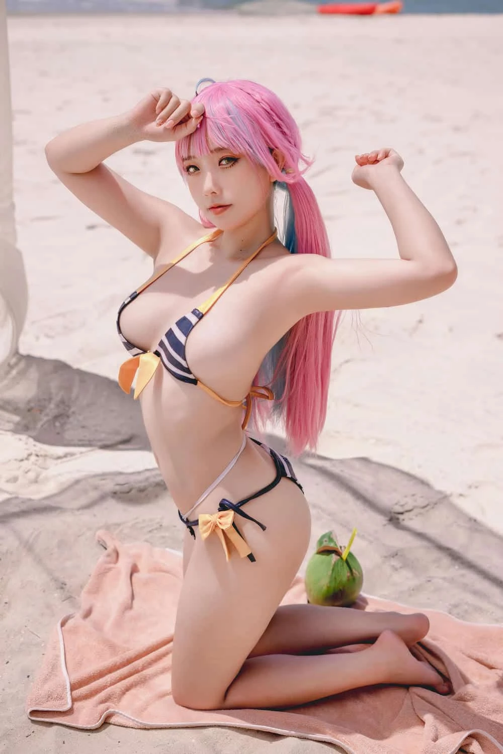 Messie Huang Aqua Bikini