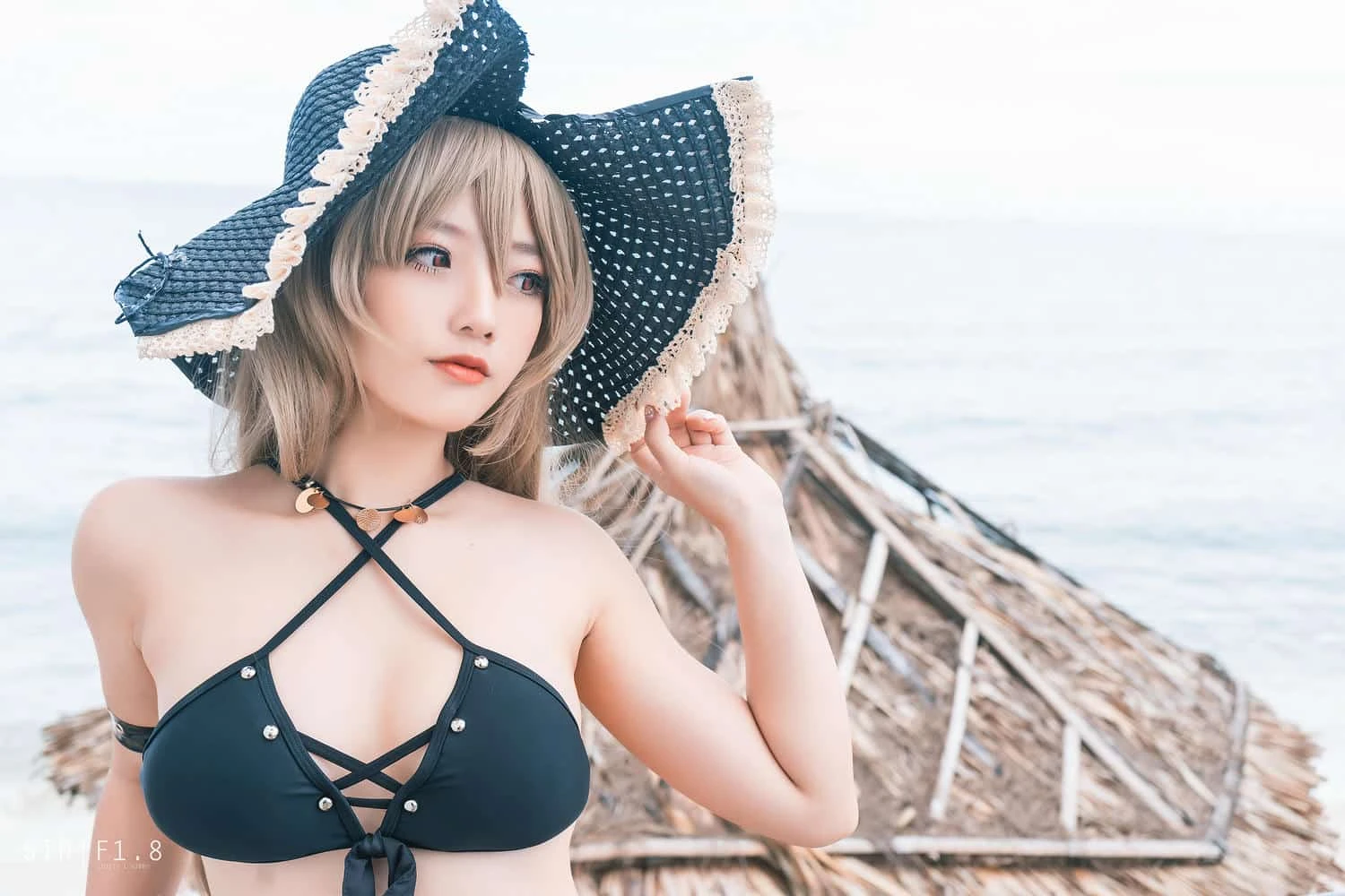 Messie Huang Jean Bart swimsuit