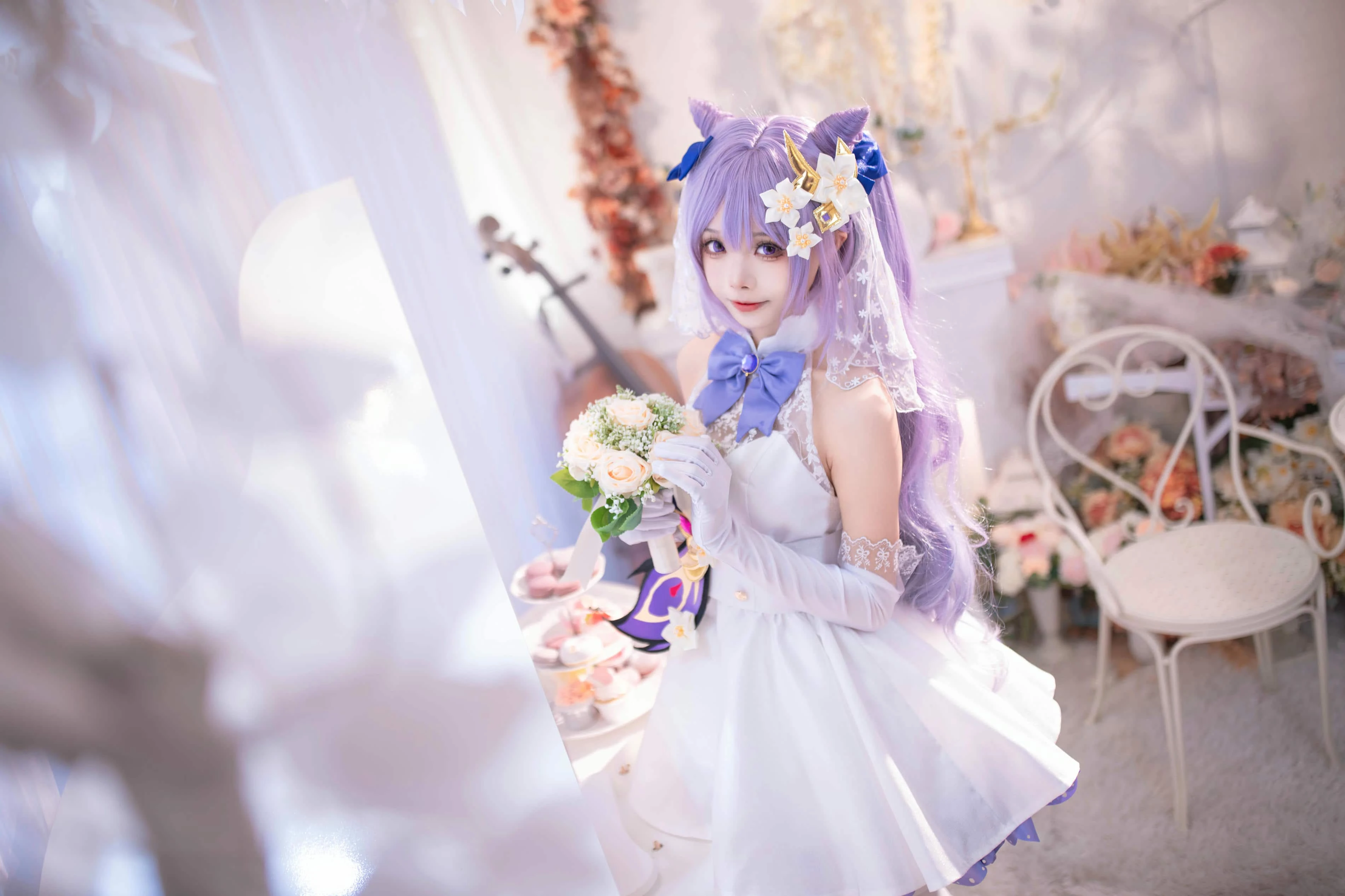艾西aiwest 刻晴花嫁 40P 545MB