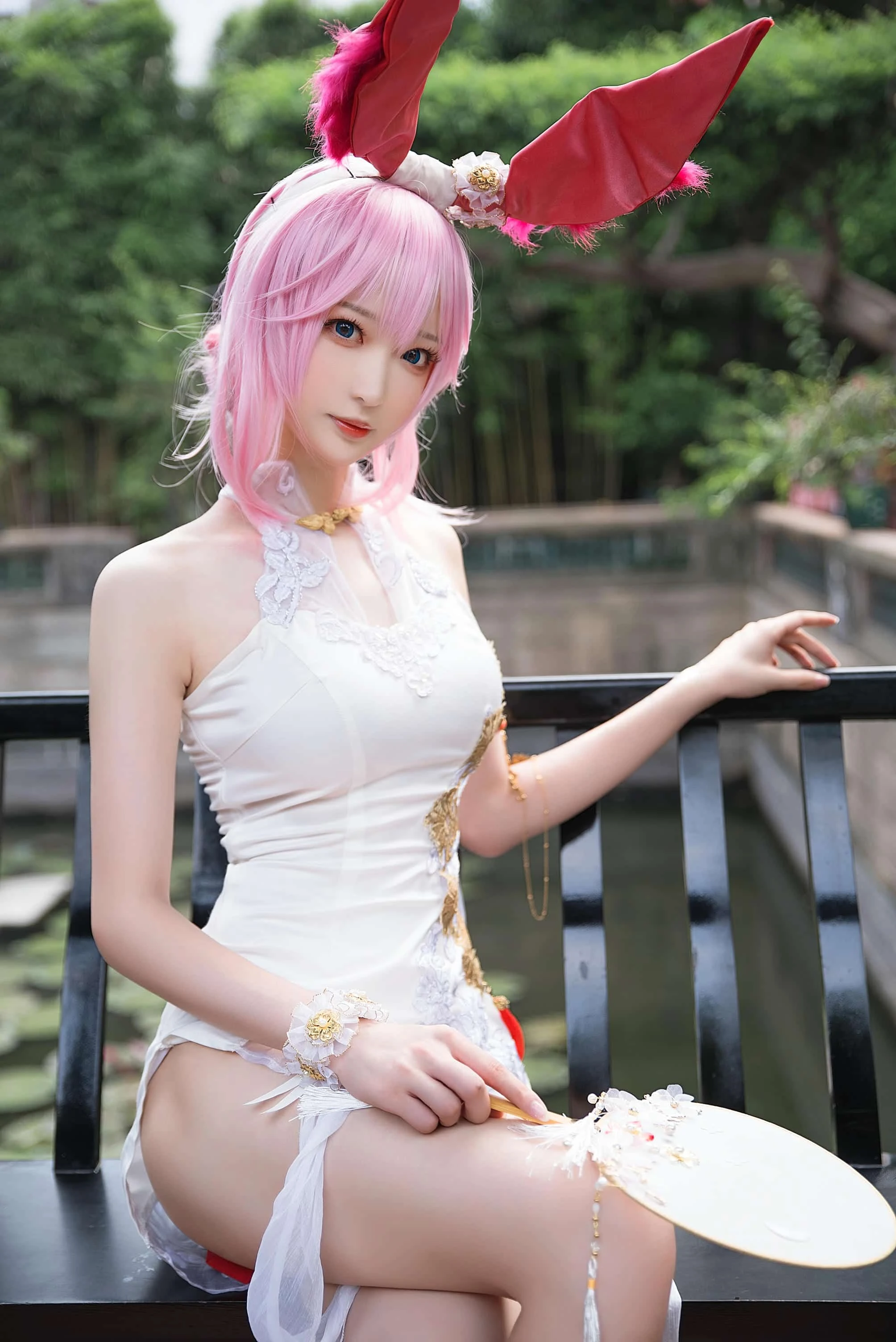 Messie Huang 八重樱旗袍