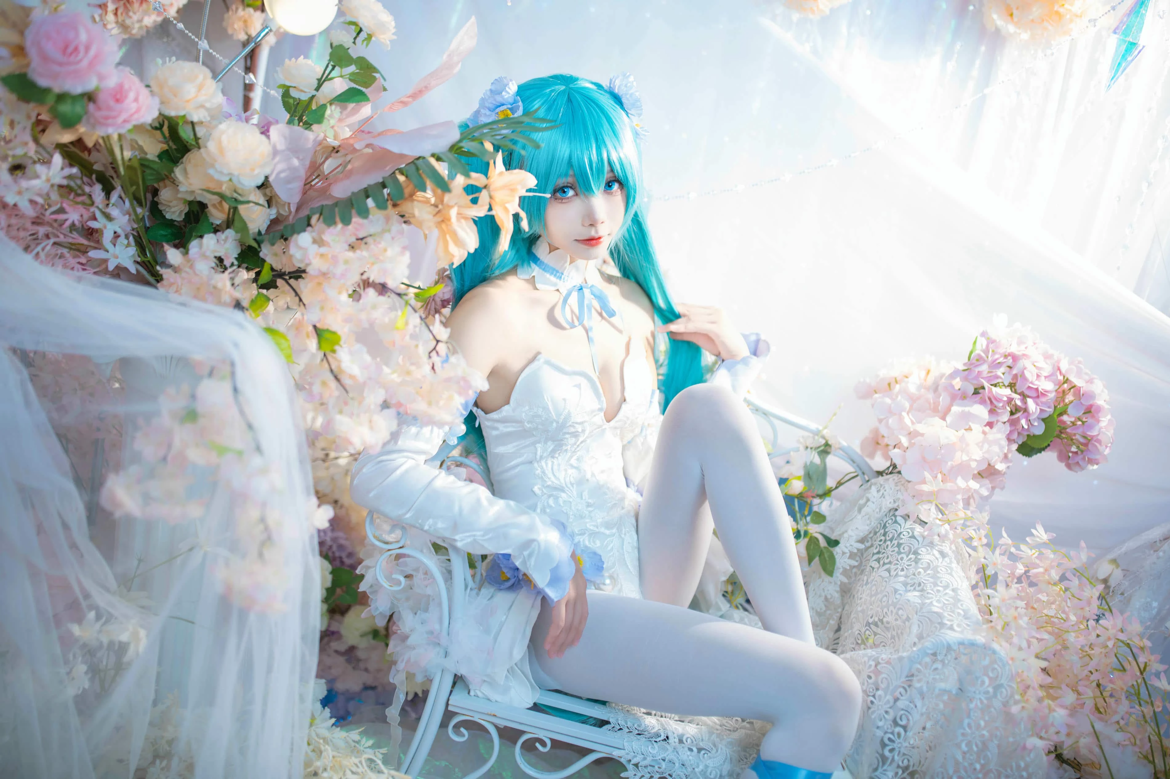 艾西Aiwest 初音 粉蝶花