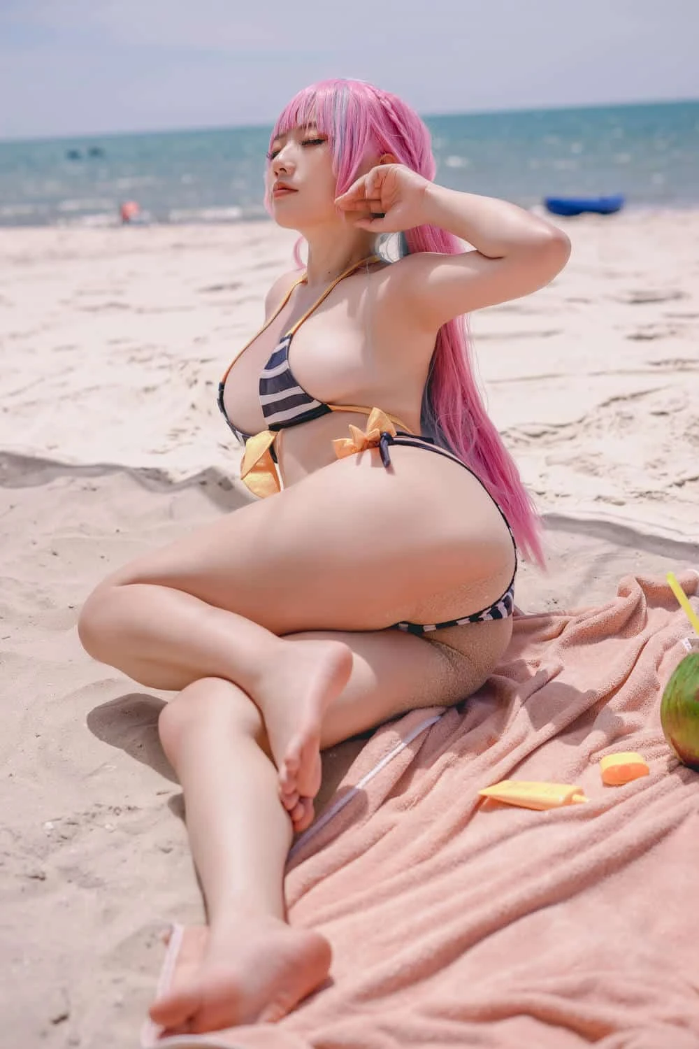 Messie Huang Aqua Bikini