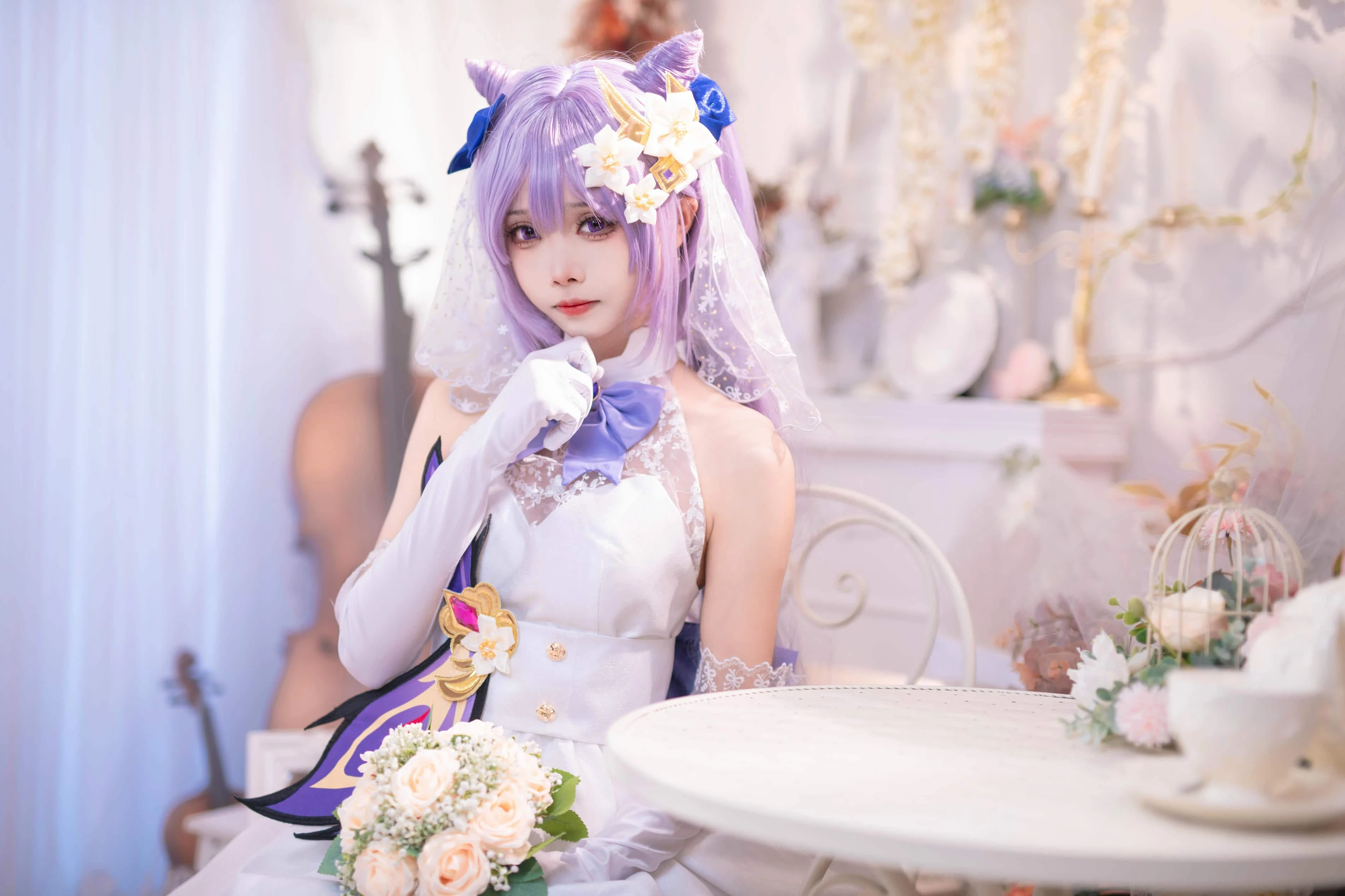 艾西aiwest 刻晴花嫁 40P 545MB