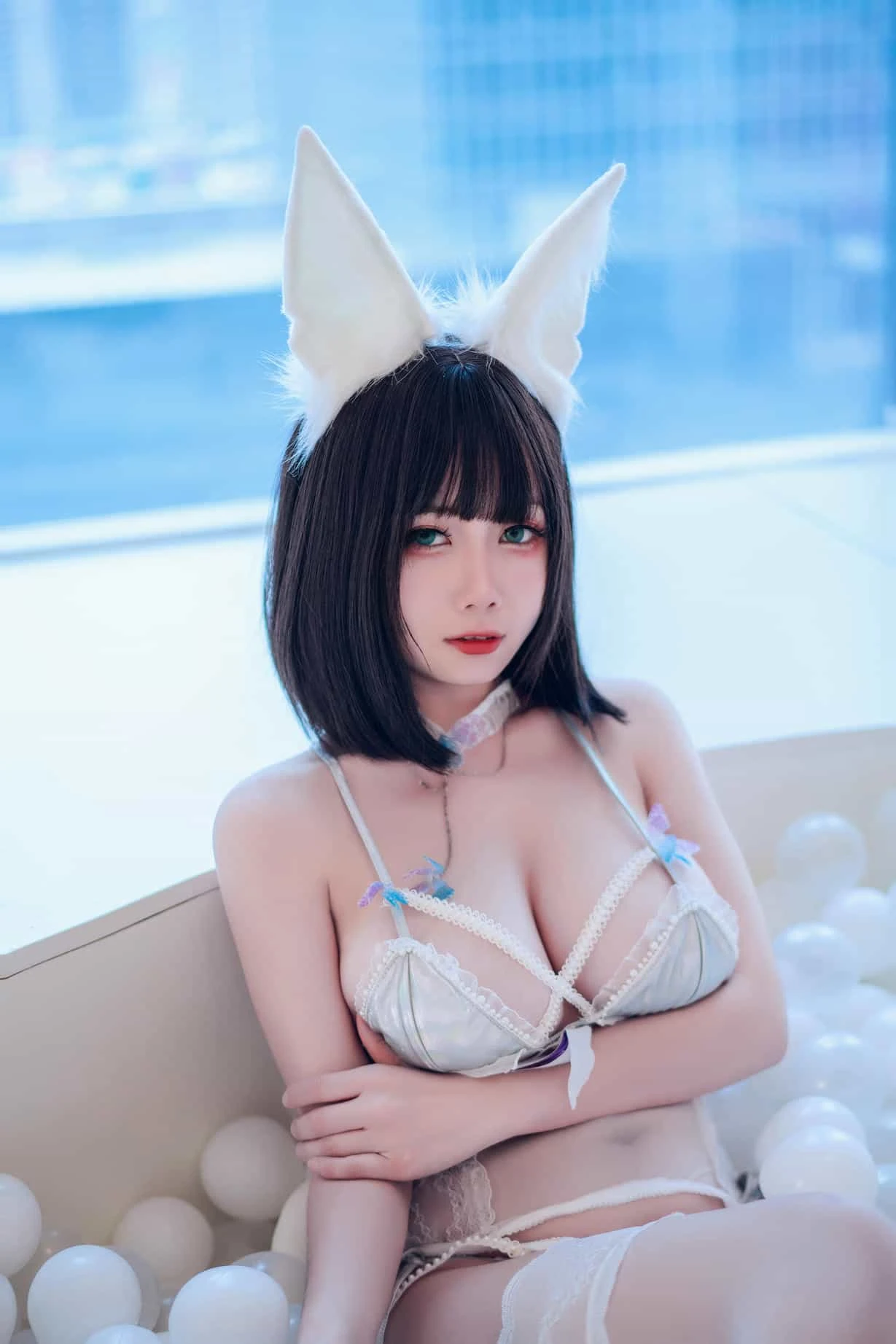 末夜787 猫娘衣橱 珍珠内衣