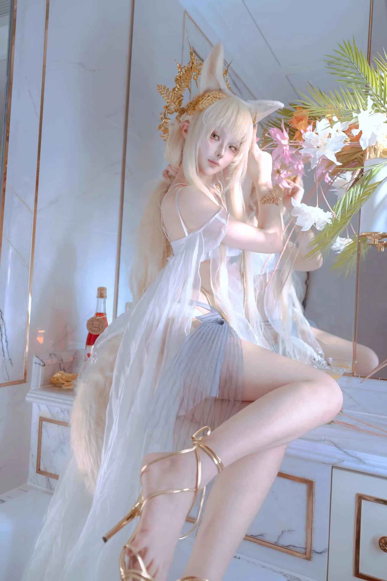 Tsuki_月隐 忍冬泳装