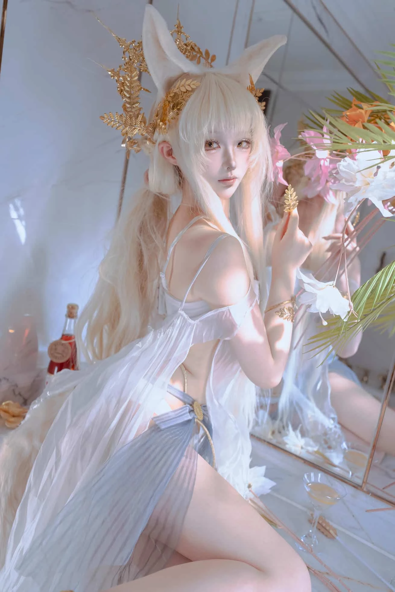 Tsuki_月隐 忍冬泳装