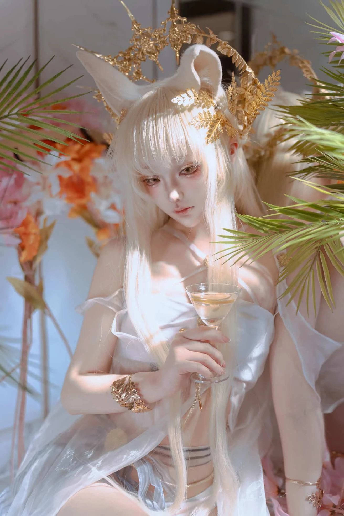 Tsuki_月隐 忍冬泳装