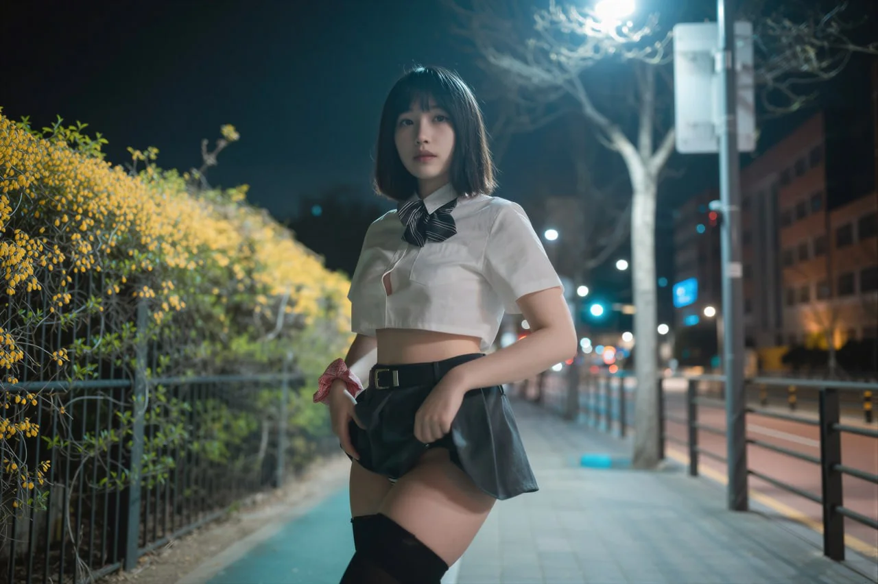 Bambi 밤비- DJAWA_Photo Midnight Cherry Blossom